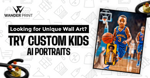 Looking for Unique Wall Art? Try Custom Kids’ AI Portraits