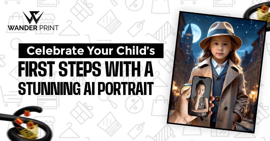 Celebrate Your Child’s First Steps with a Stunning AI Portrait