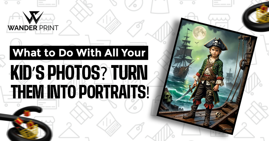 What to Do With All Your Kid’s Photos? Turn Them Into Portraits!