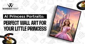 AI Princess Portraits: Perfect Wall Art for Your Little Princess
