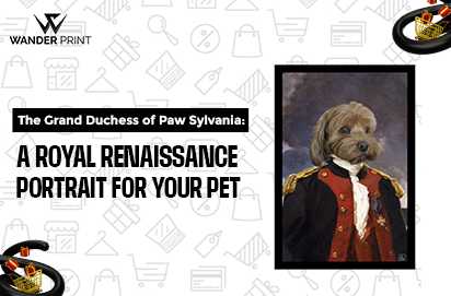 The Grand Duchess of Pawsylvania: A Royal Renaissance Portrait for Your Pet