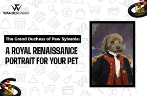 The Grand Duchess of Pawsylvania: A Royal Renaissance Portrait for Your Pet
