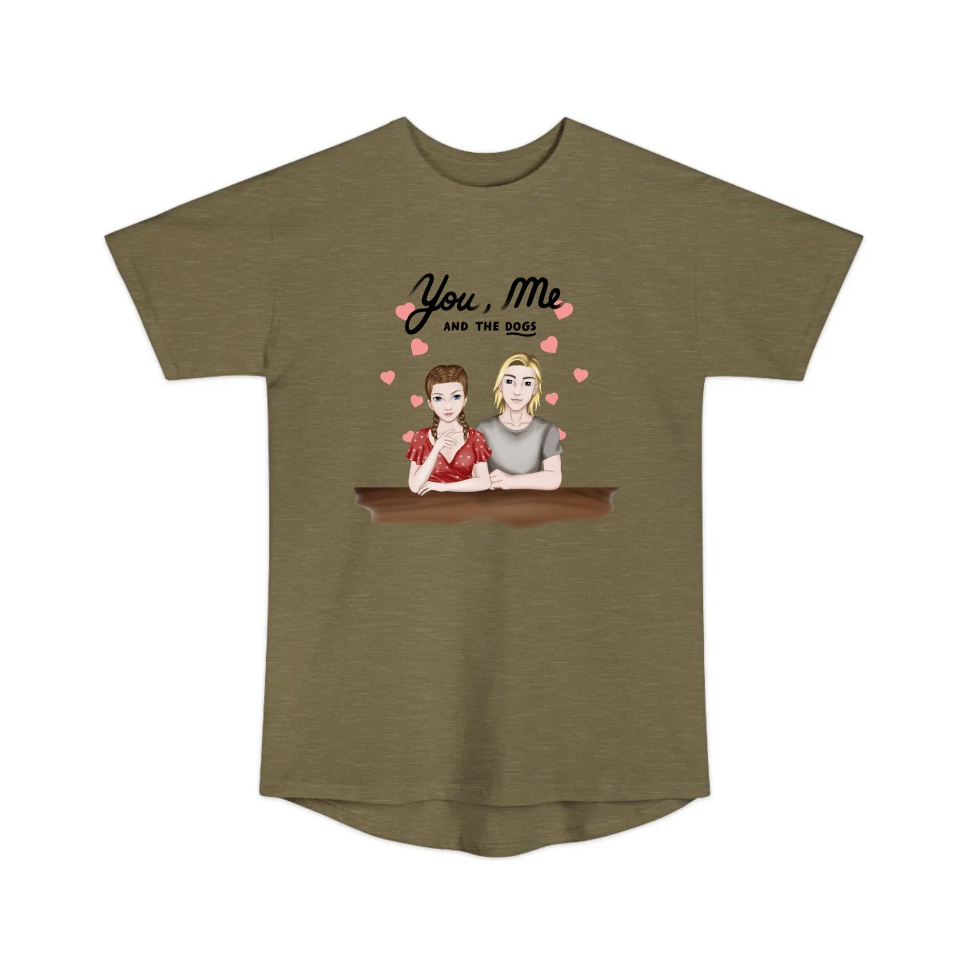 You, me and the Dogs | Unisex Long Body Urban Tee