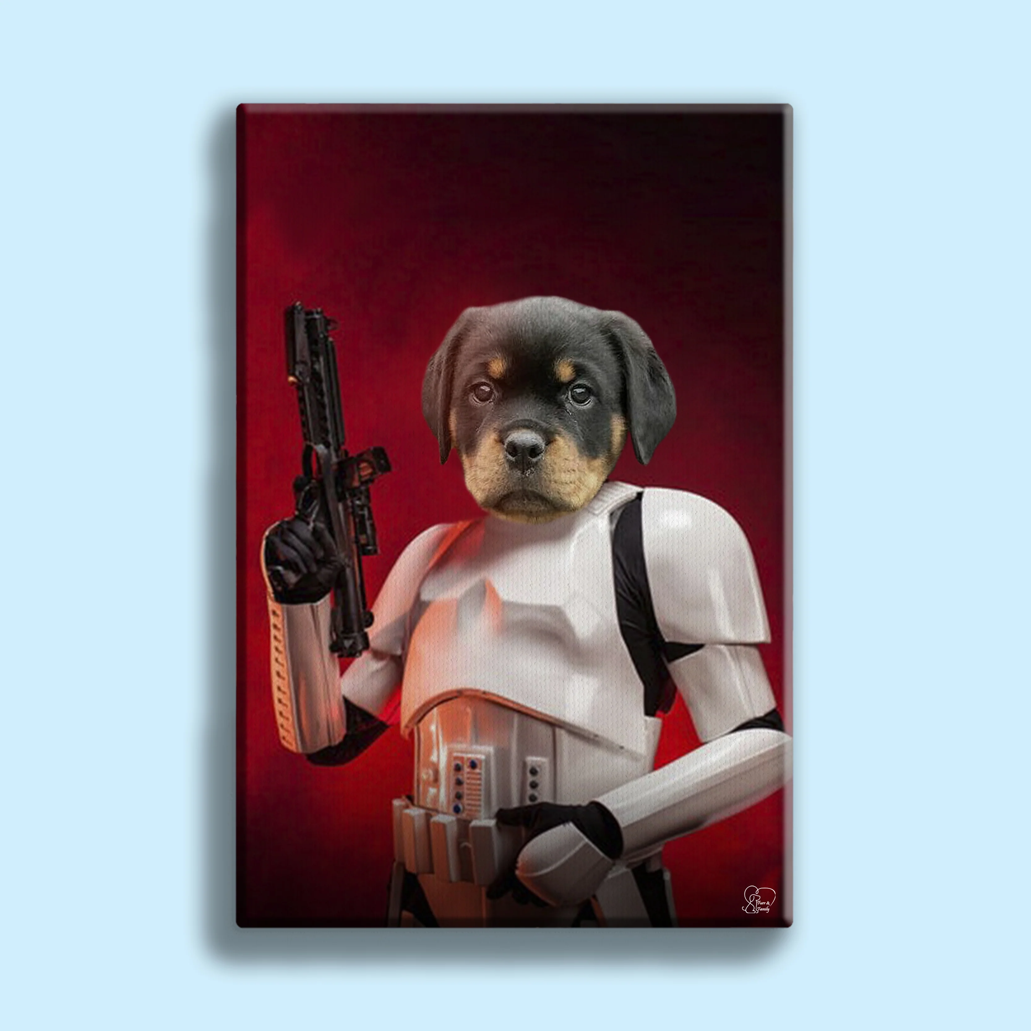 Stormtrooper Armor – Personalized Star Wars - Themed Pet Portrait