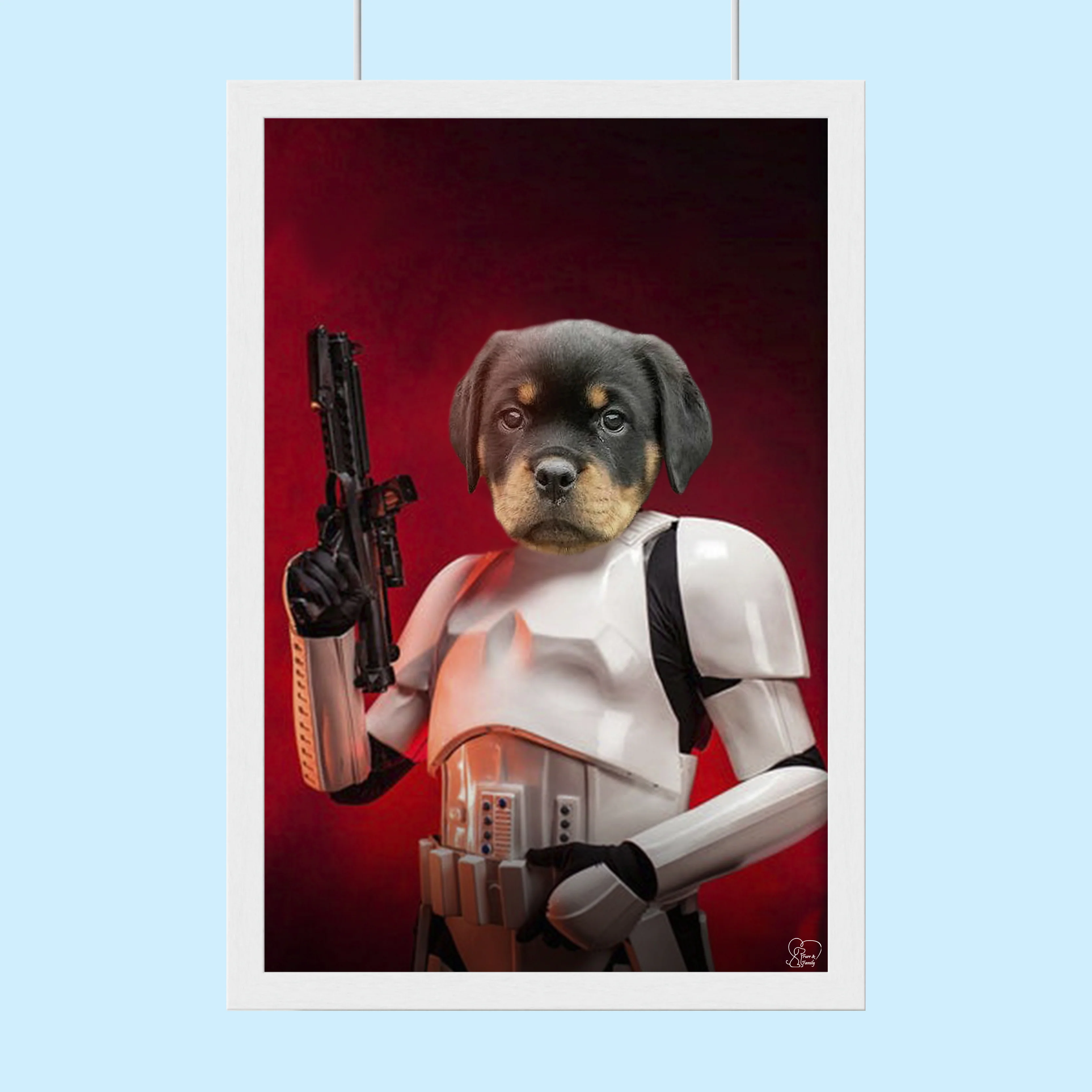 Stormtrooper Armor – Personalized Star Wars - Themed Pet Portrait
