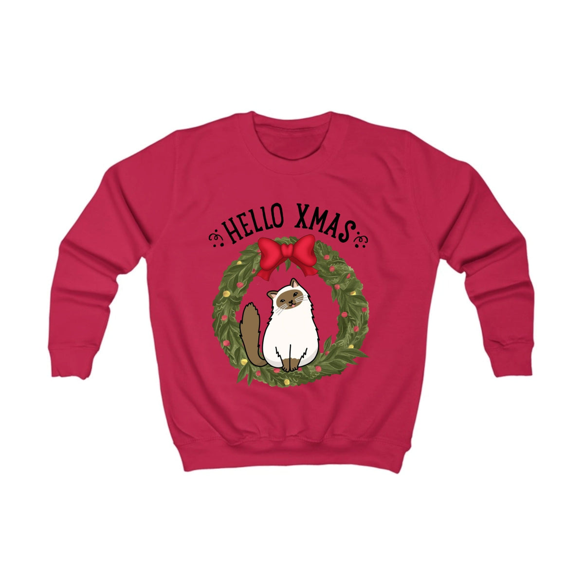 Hello XMAS-Cats | Kids Sweatshirt