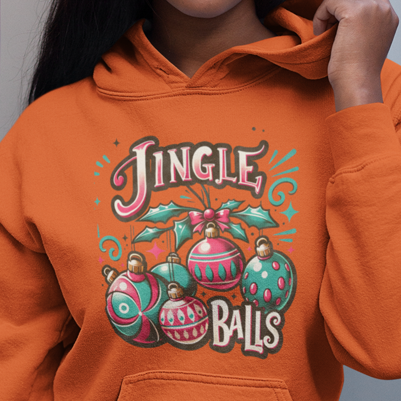 Jingle Balls | Fun and Festive Christmas | Unisex Hoodie