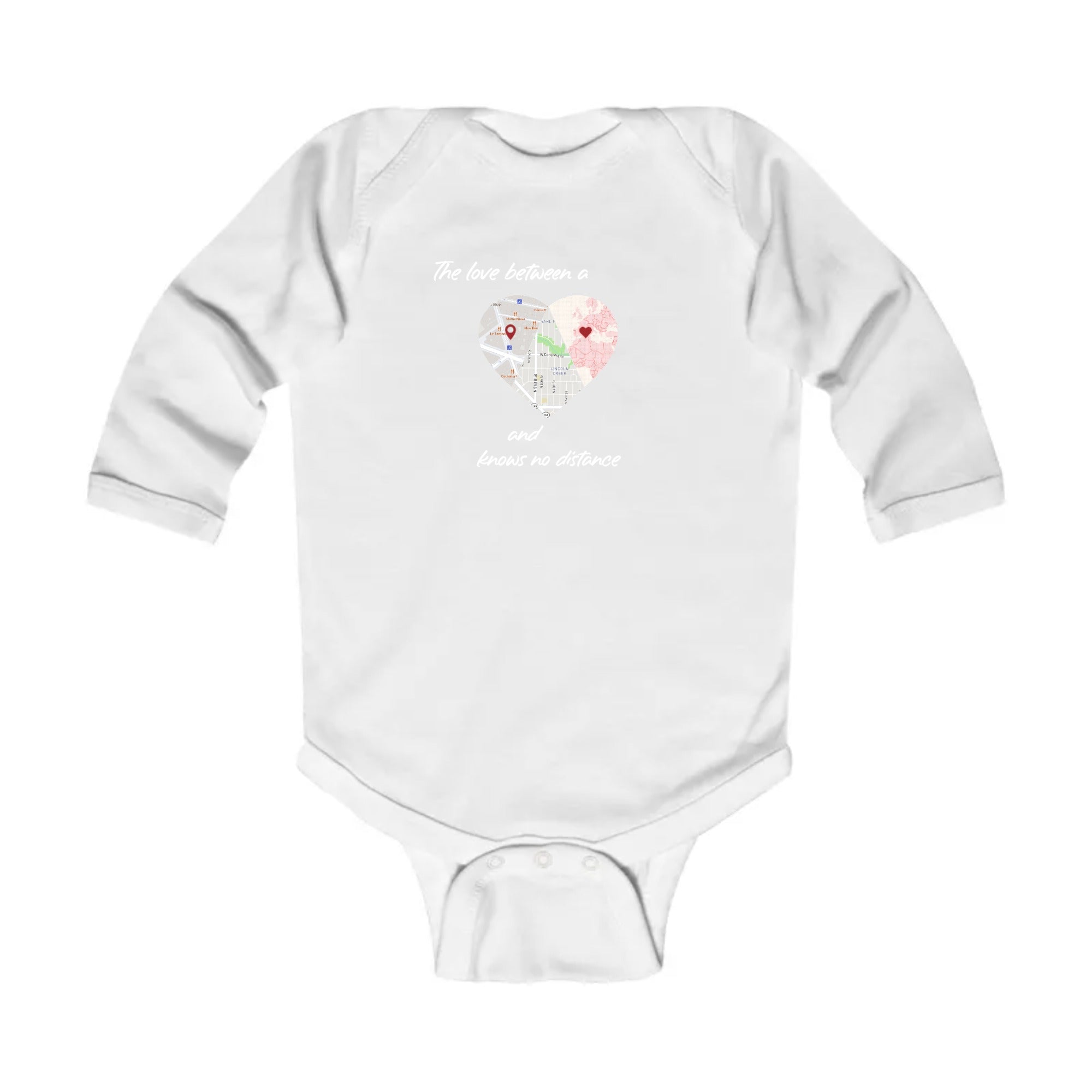 The love between a... |  Infant Long Sleeve Bodysuit