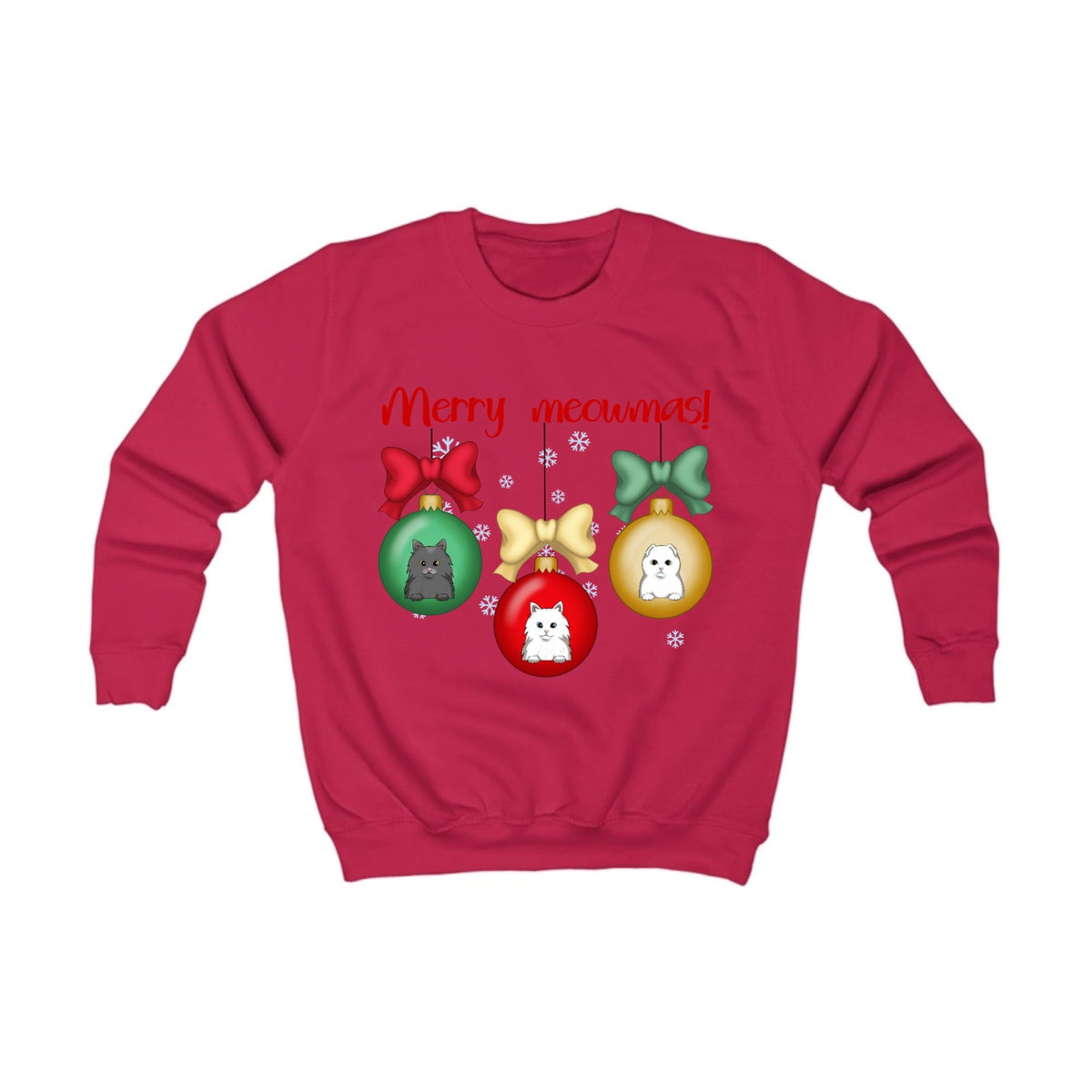 Merry Meowmas | Kids Sweatshirt