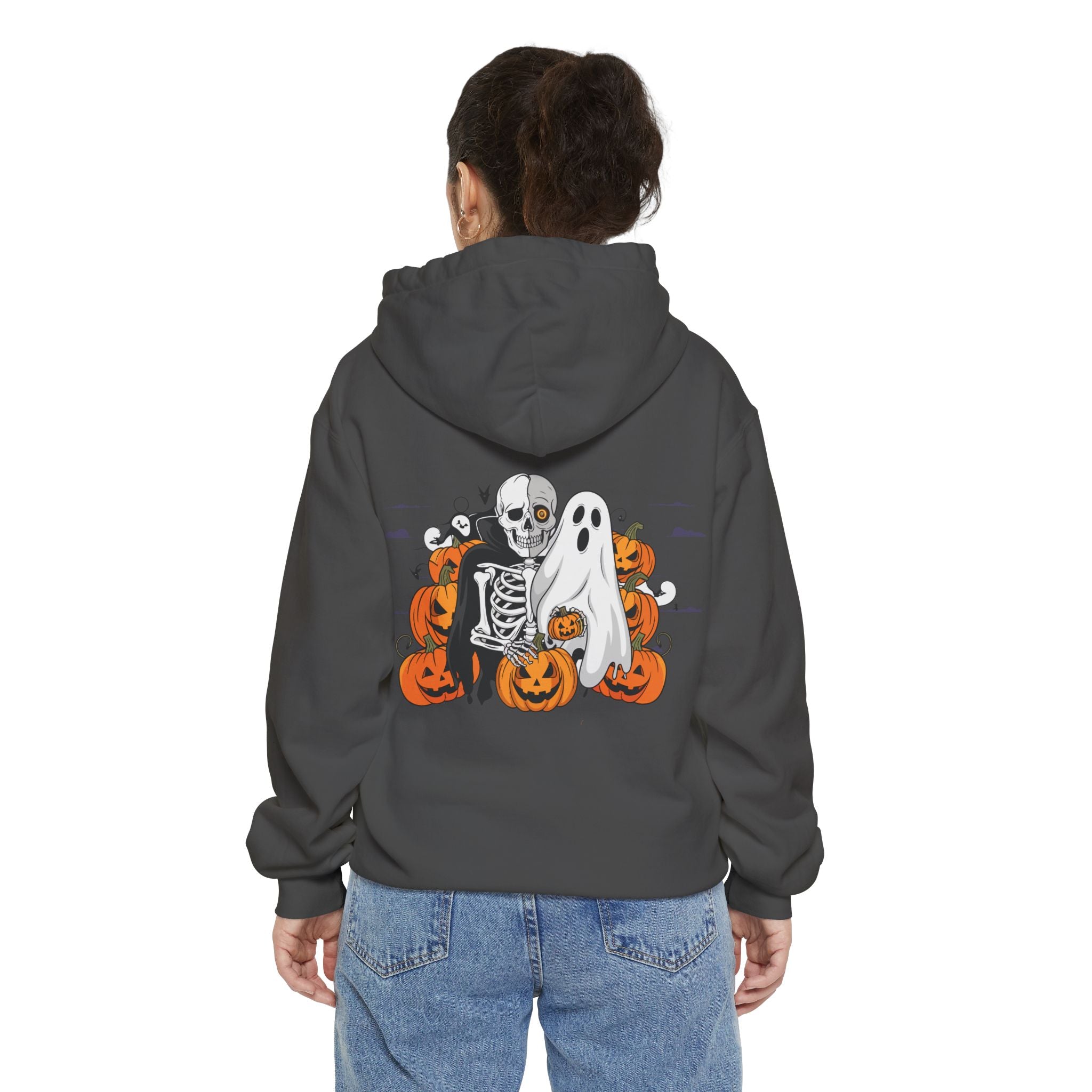 Halloween with Bats | Unisex Garment-Dyed Hoodie