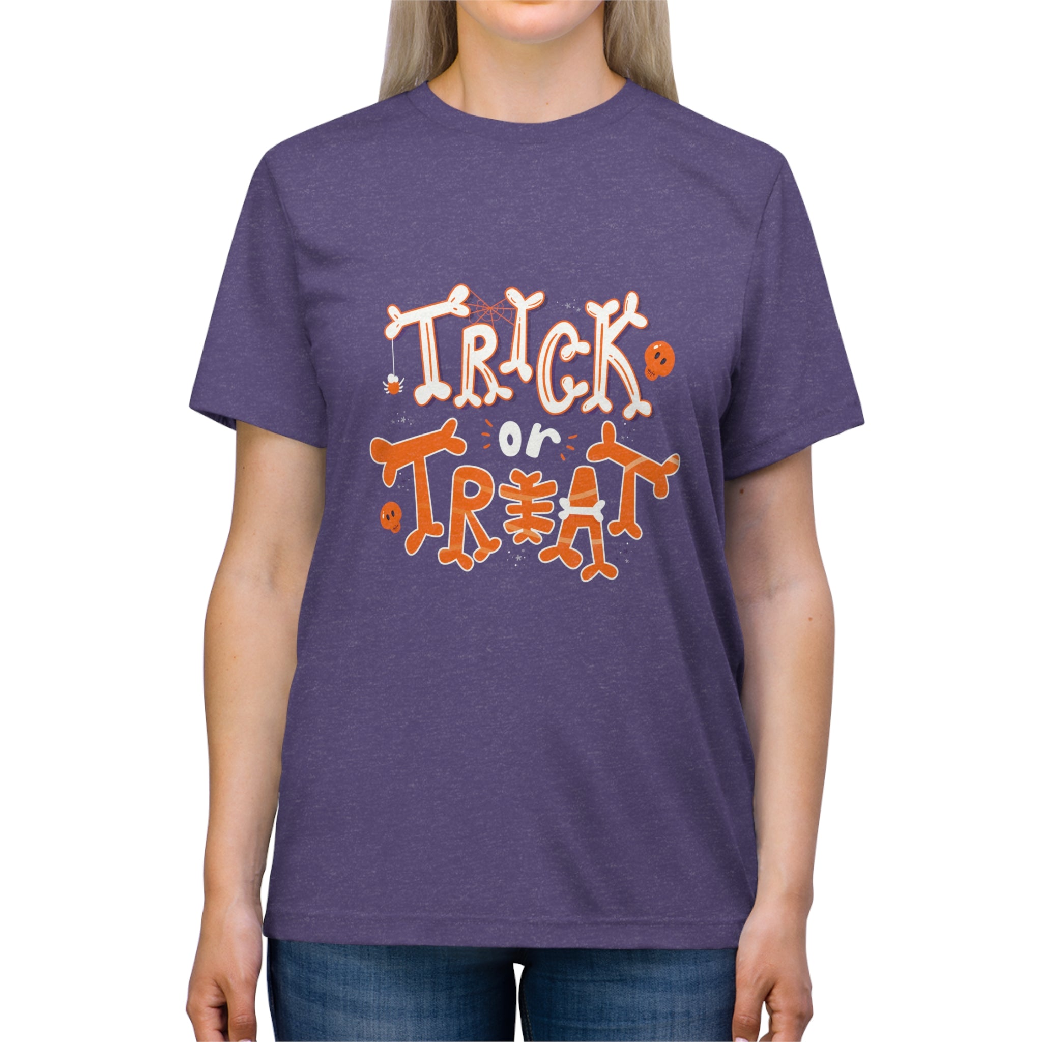 Halloween Trick or Treat | Unisex Triblend Tee