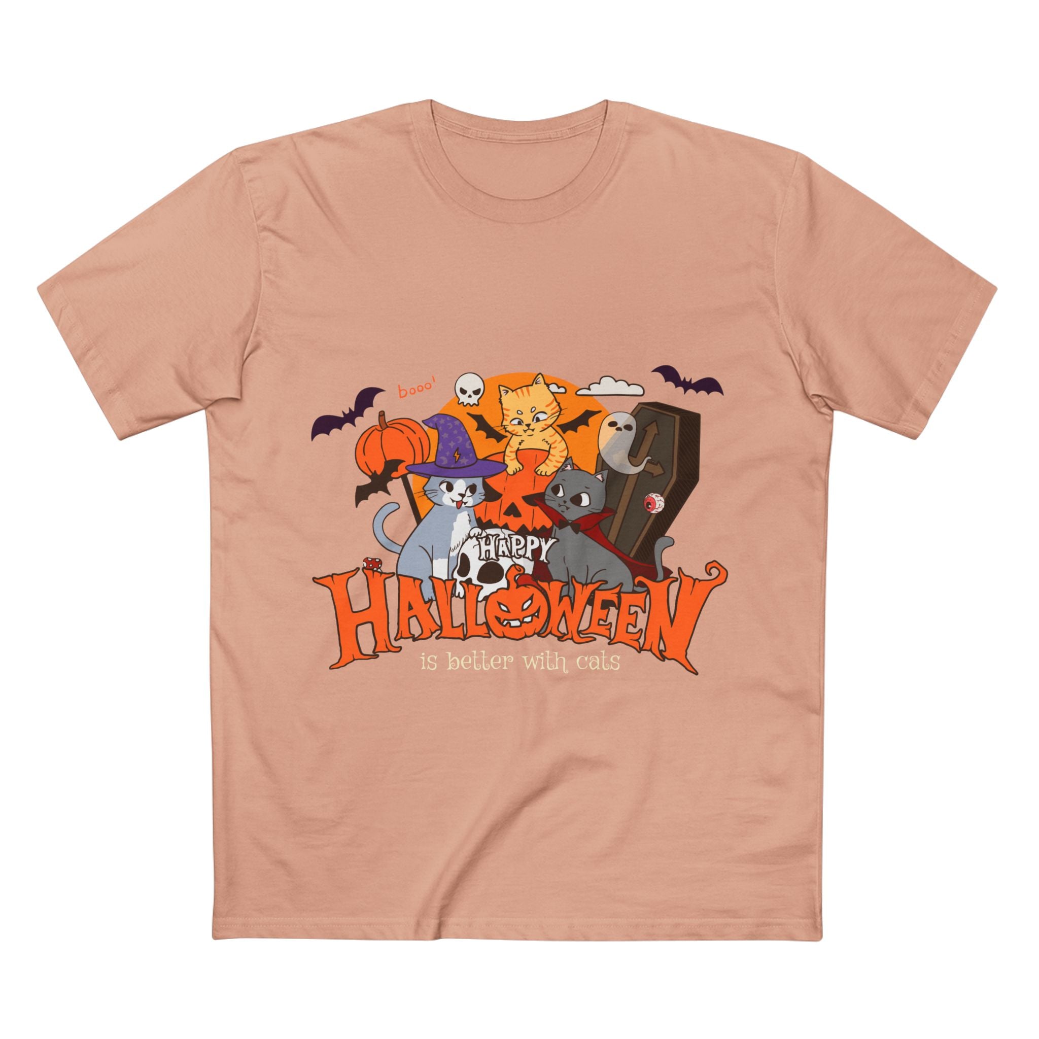 Halloween is Better with Cats | Men's Staple Tee