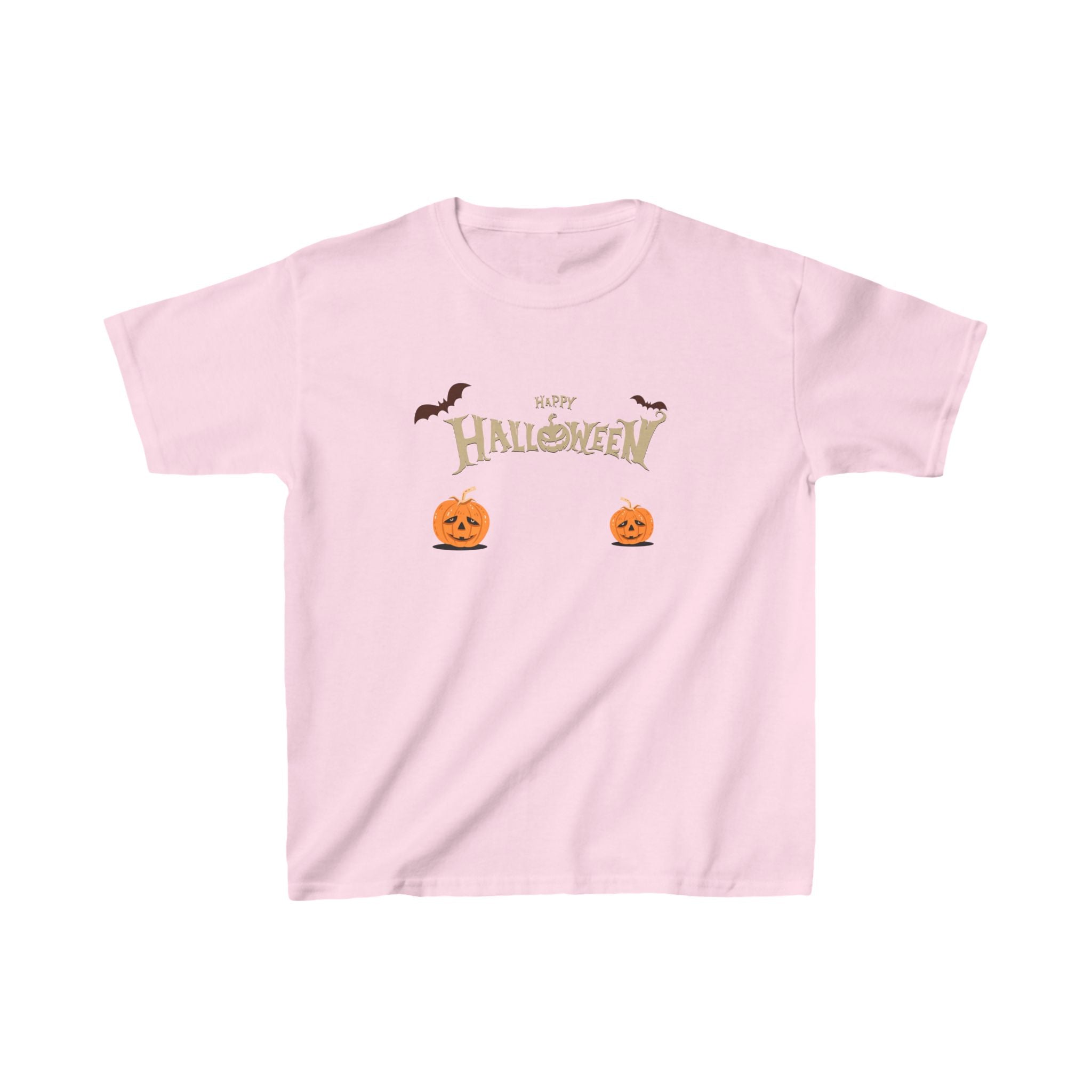 Halloween with Pumpkins | Kids Heavy Cotton Tee