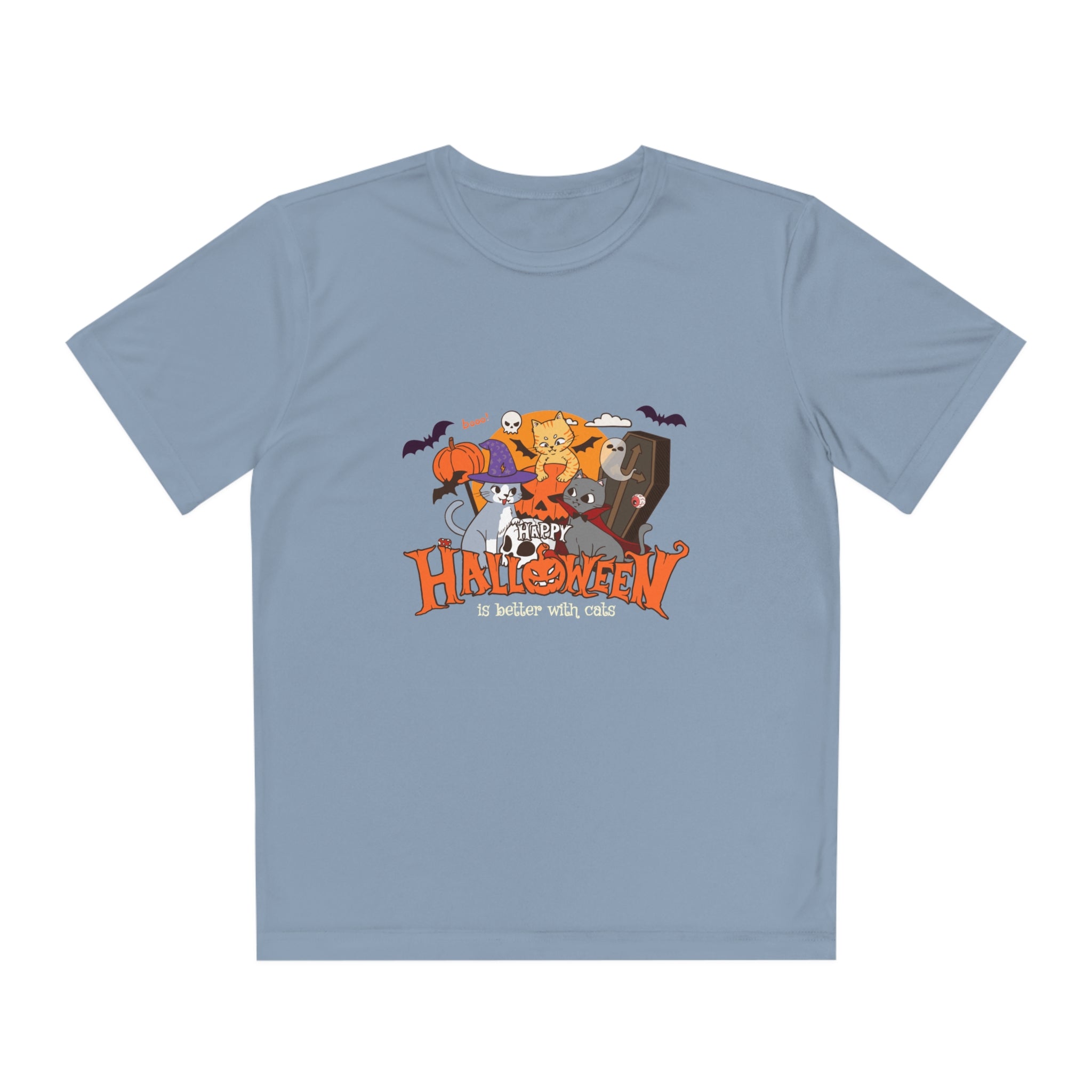 Halloween is Better with Cats | Youth Competitor Tee