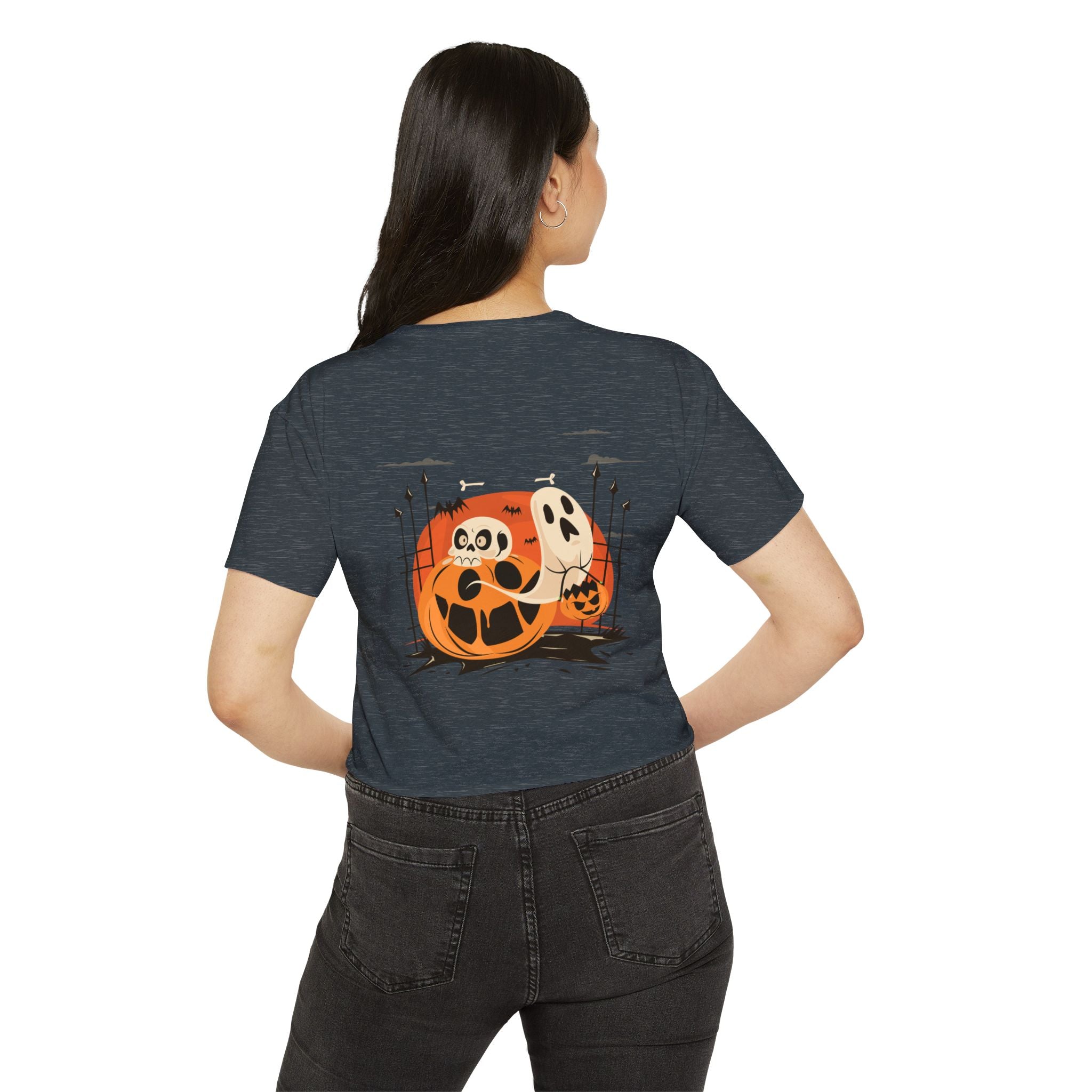 Halloween with Pumpkins | Women's Festival Crop Top