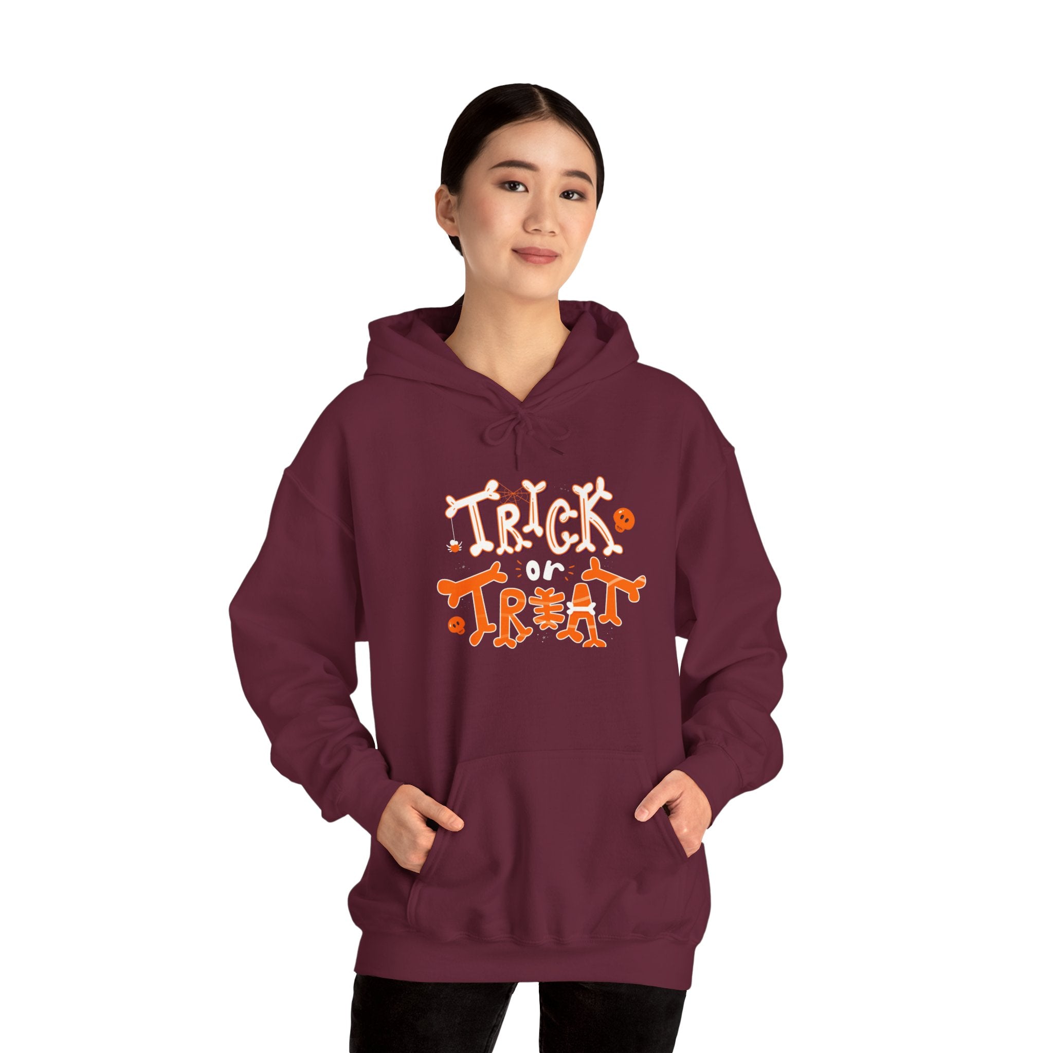Halloween Trick or Treat  | Unisex Heavy Blend Hooded Sweatshirt