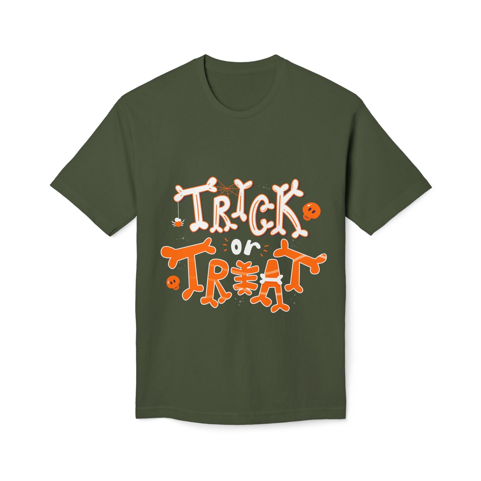 Halloween Trick or Treat | Unisex Midweight T-shirt, Made in US