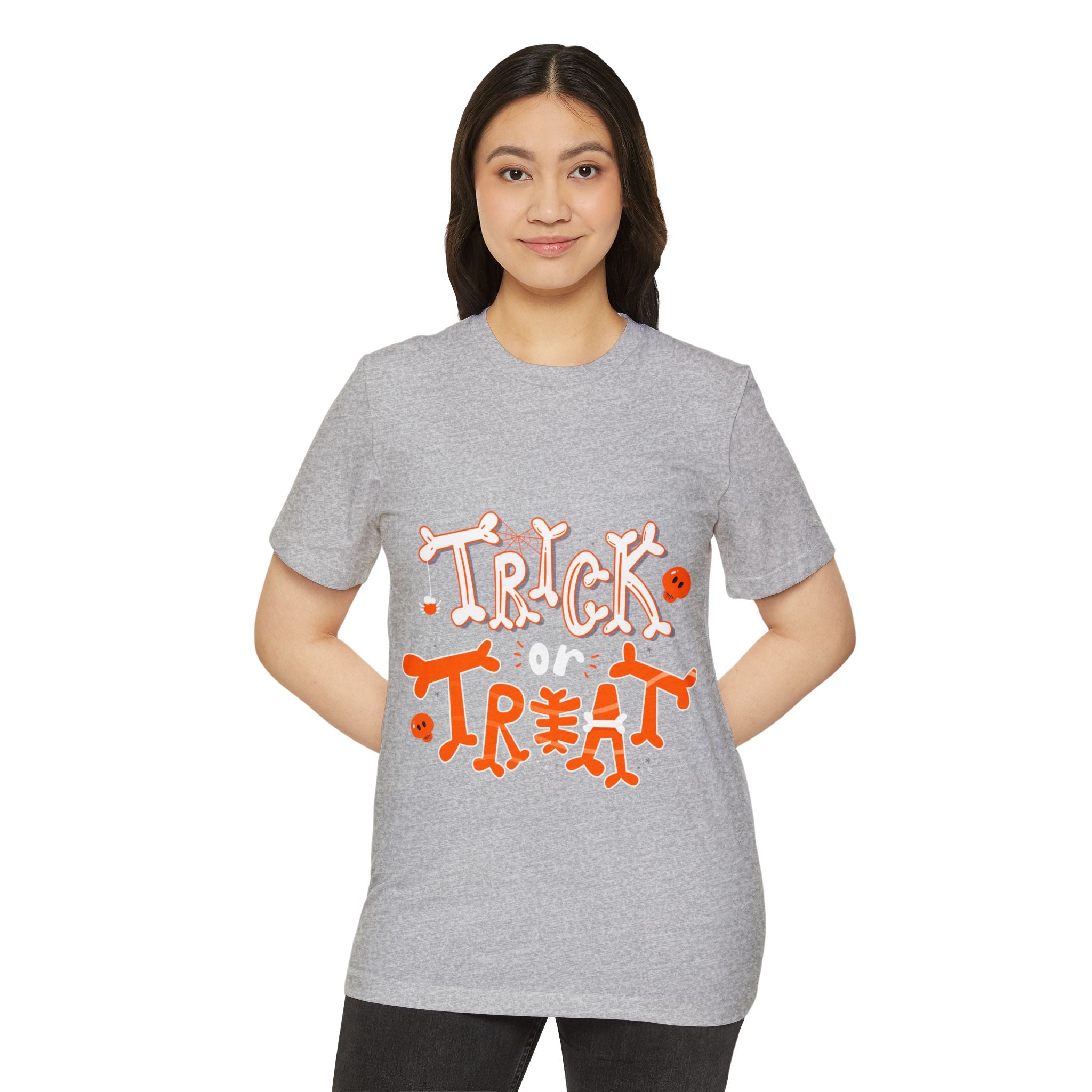 Halloween Trick or Treat | Unisex Recycled Organic T-Shirt