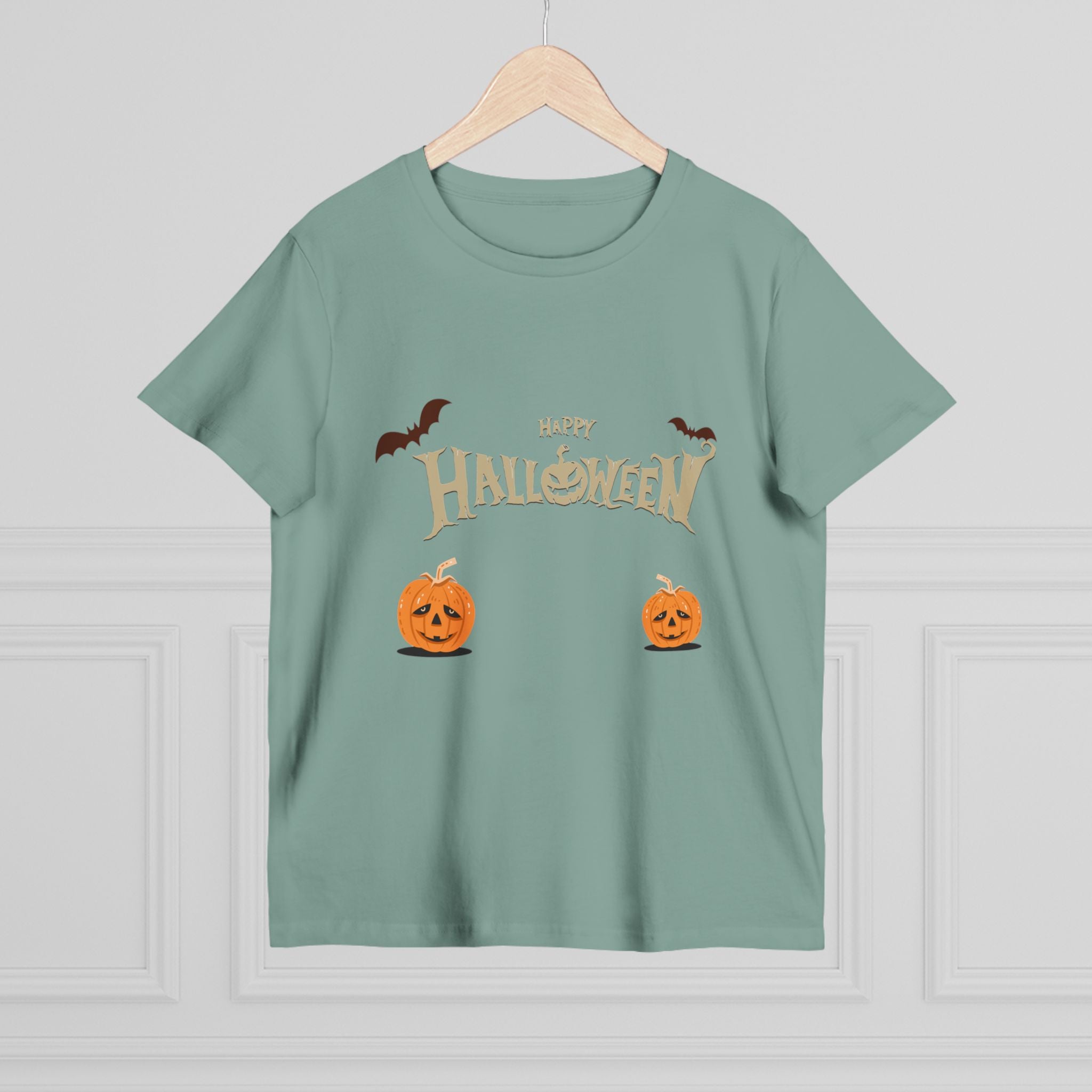 Halloween with Pumpkins | Women’s Maple Tee