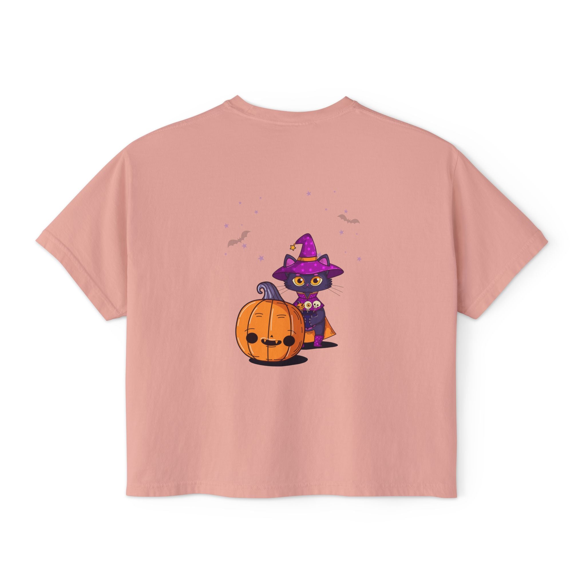 Halloween with Witch's Cats | Women's Boxy Tee