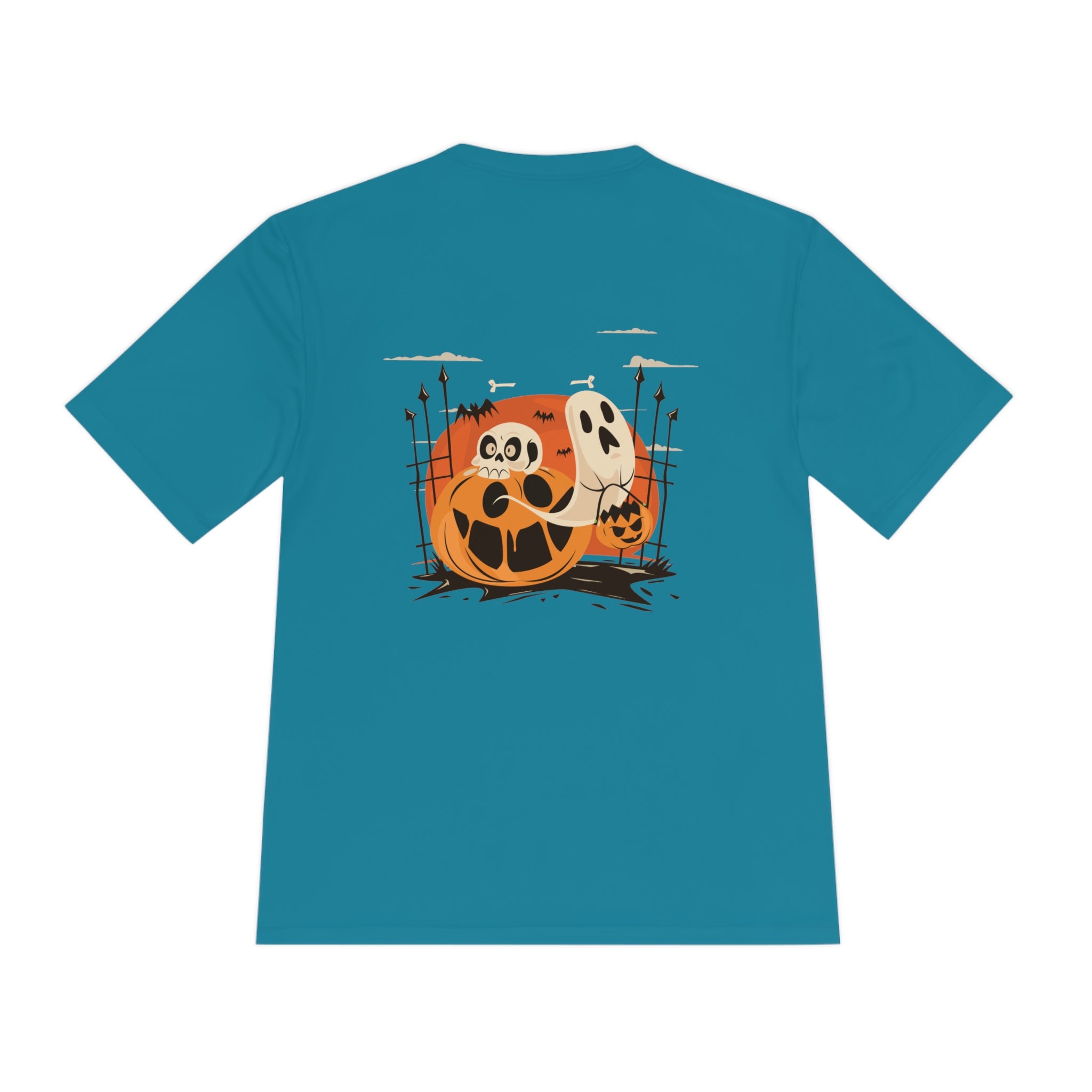 Halloween with Pumpkins | Unisex Moisture Wicking Tee