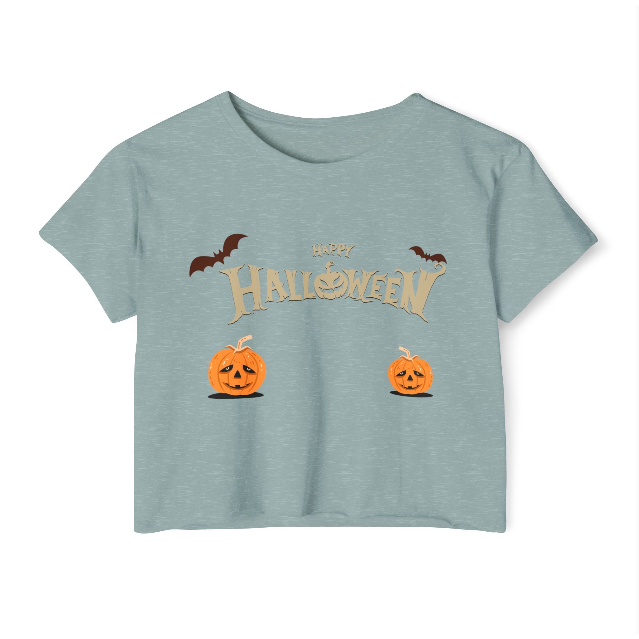 Halloween with Pumpkins | Women's Festival Crop Top