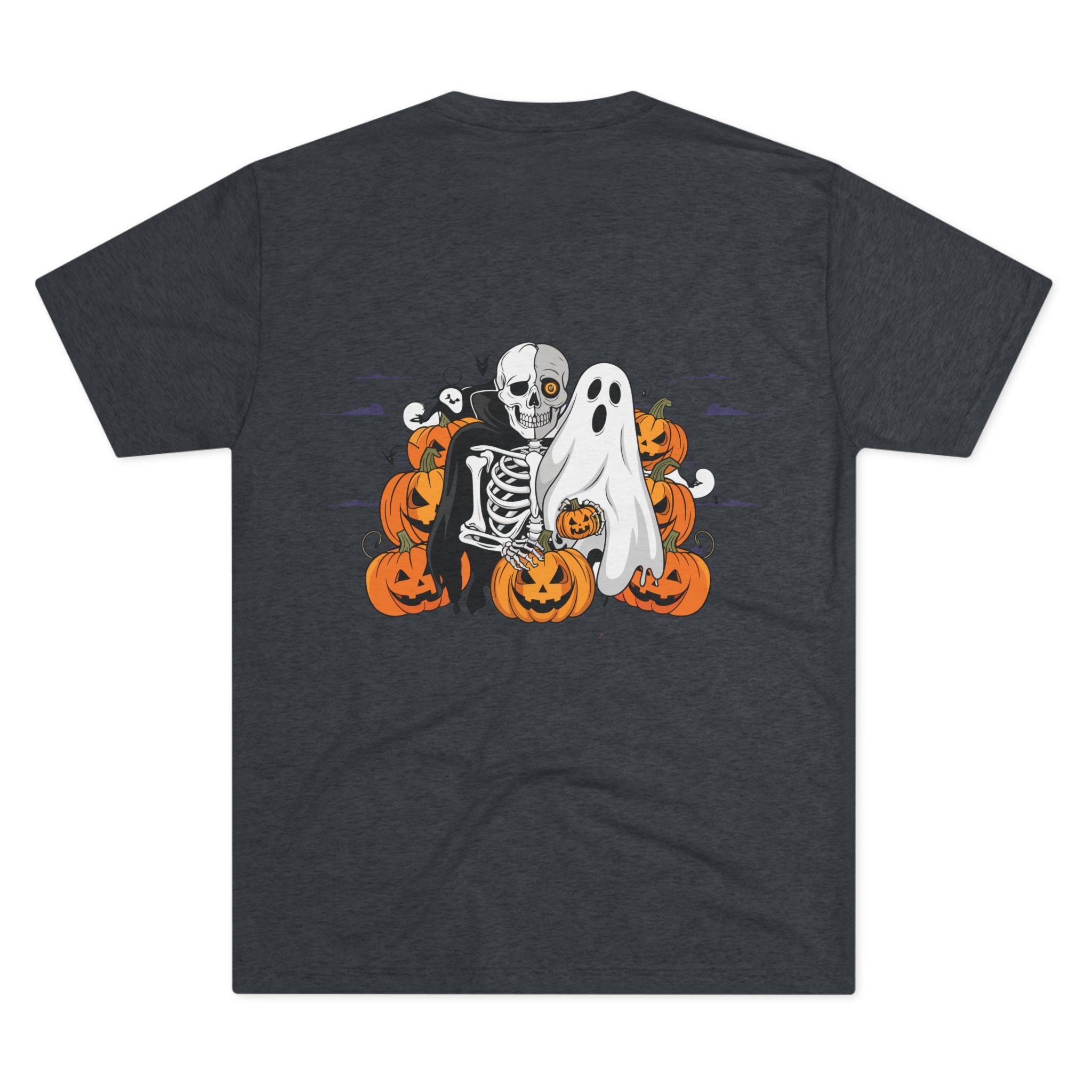 Halloween with Bats | Unisex Tri-Blend Crew Tee