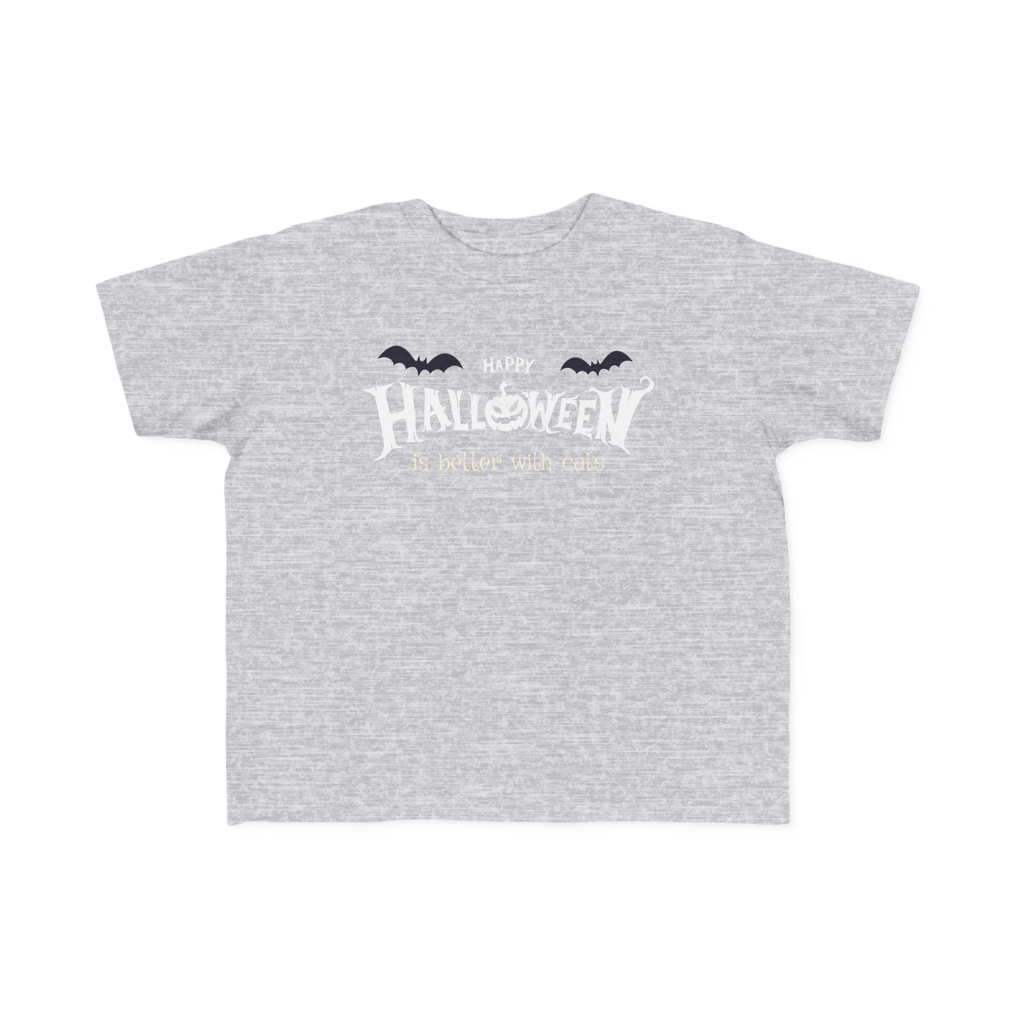 Halloween with Witch's Cats | Toddler's Fine Jersey Tee