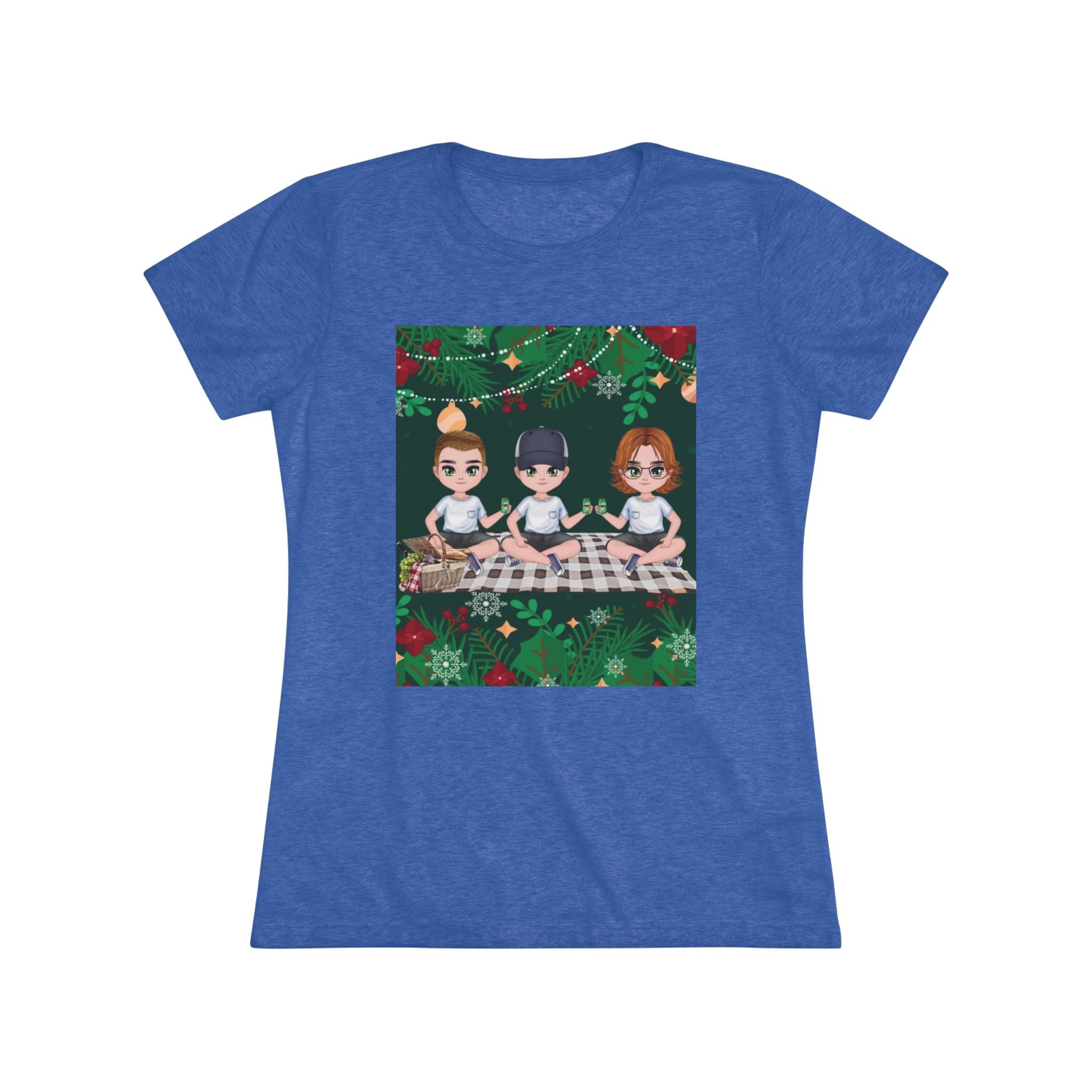 HAPPY CHRISTMAS DAY Women's Triblend Tee