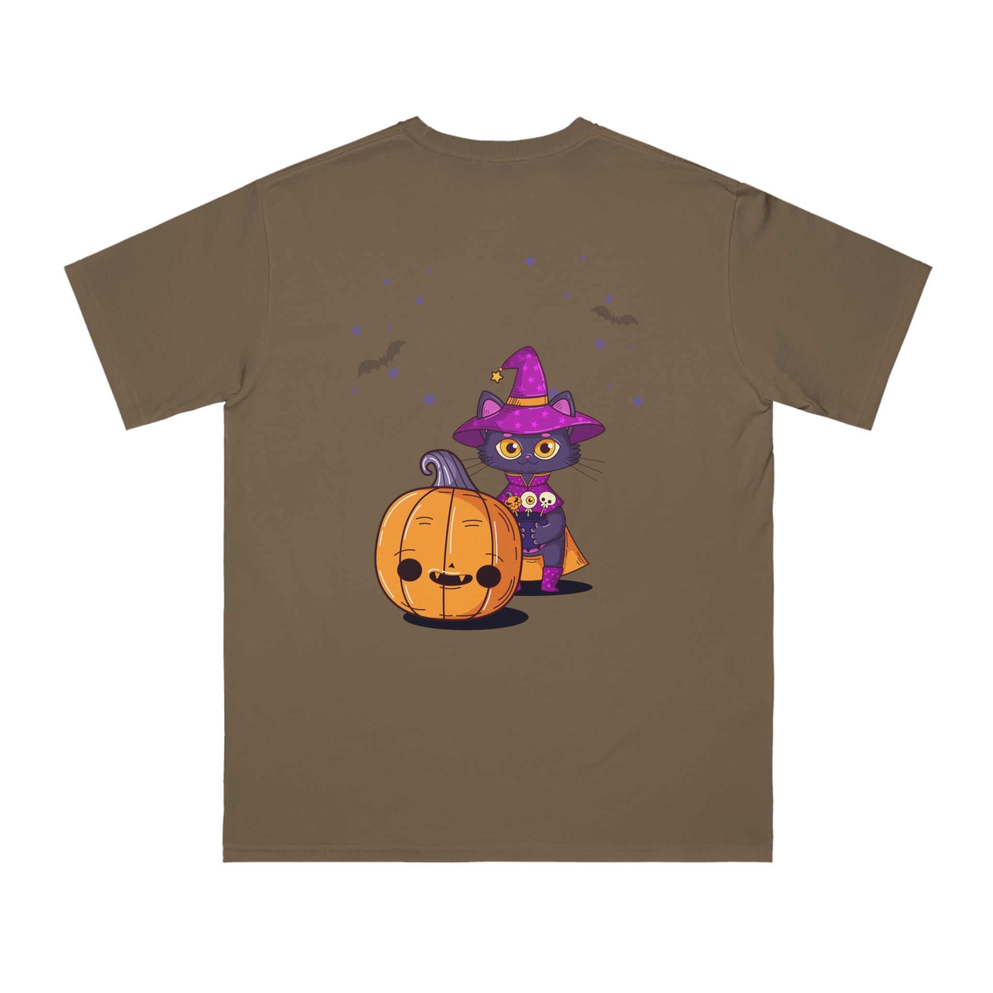 Halloween with Witch's Cats | Organic Unisex Classic T-Shirt