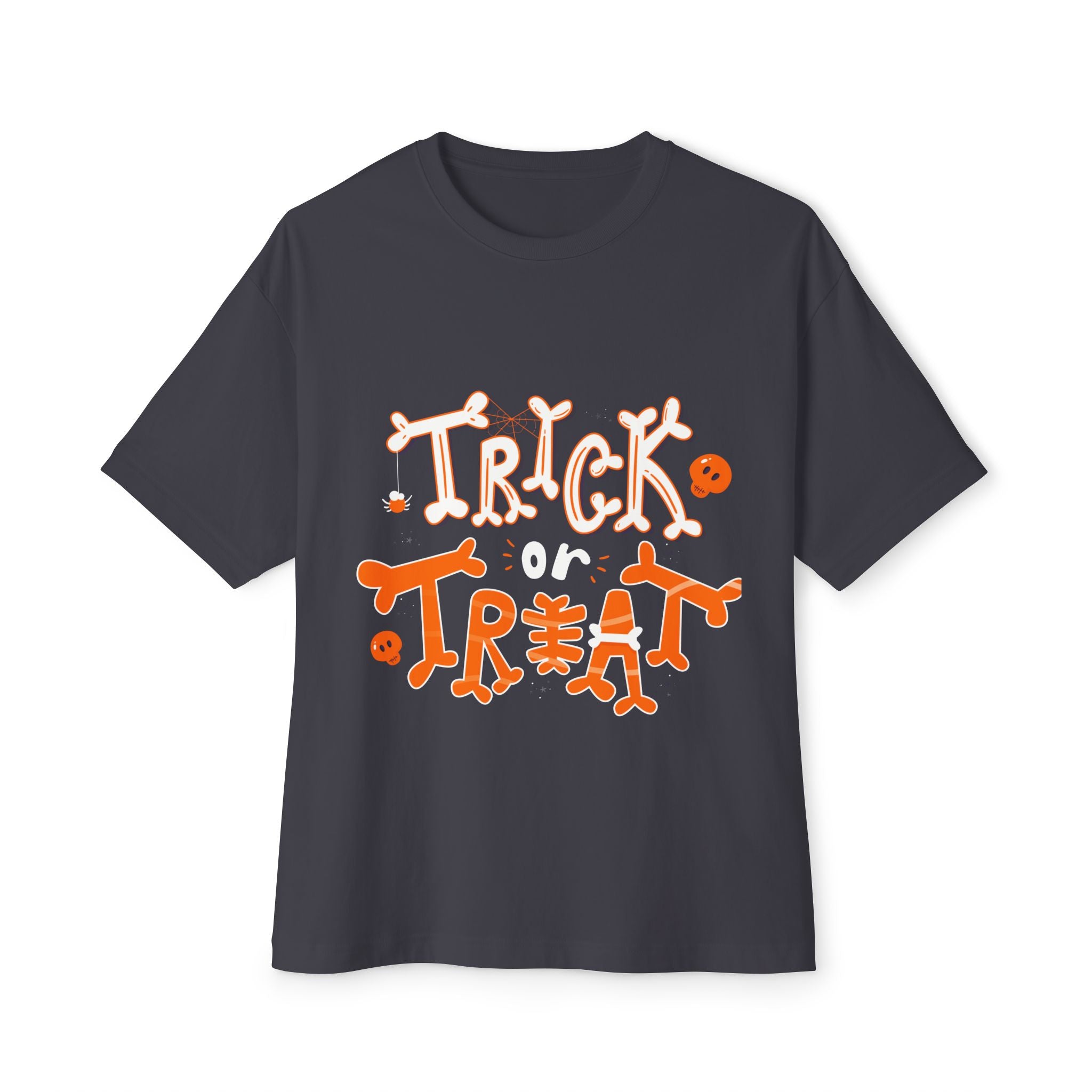 Halloween Trick or Treat | Unisex Oversized Boxy Tee