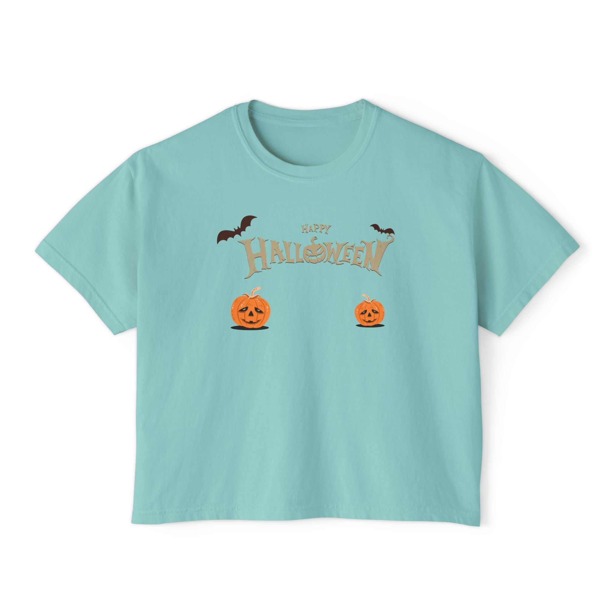 Halloween with Pumpkins | Women's Boxy Tee