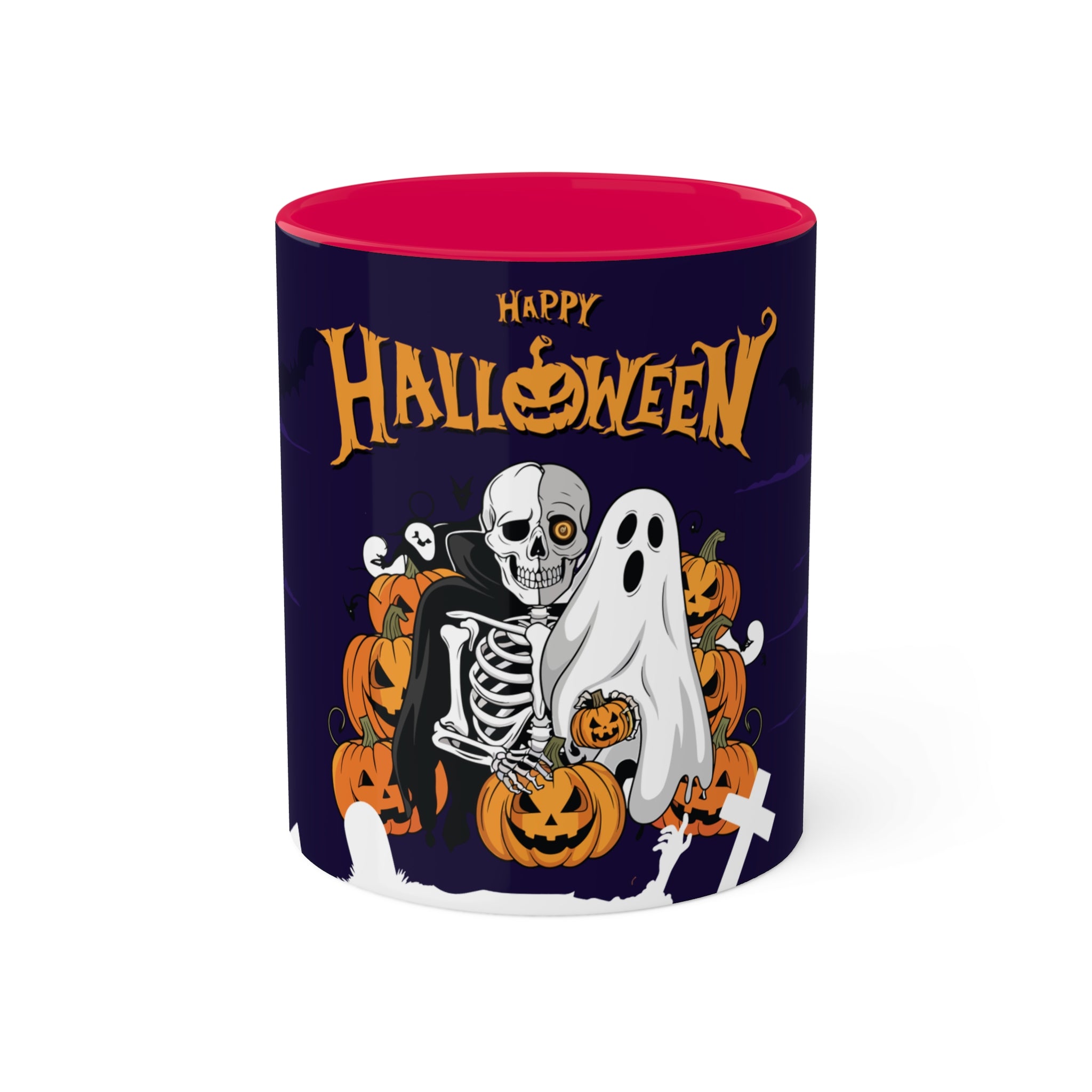 Halloween is Better with Skeleton | Colorful Mugs