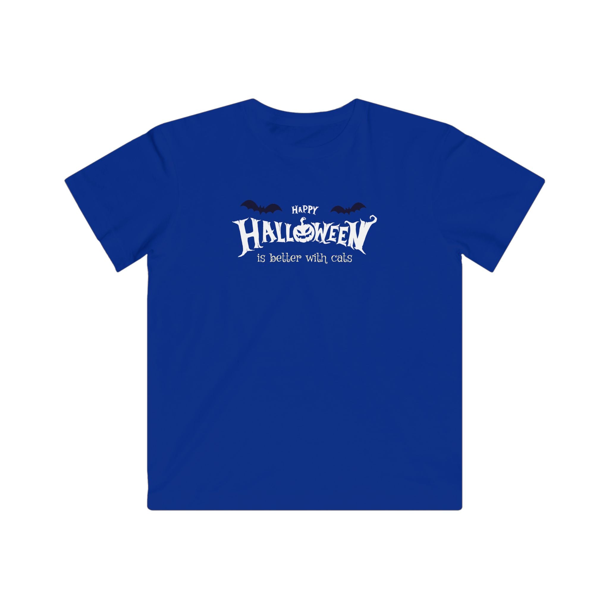 Halloween with Witch's Cats | Kids Fine Jersey Tee