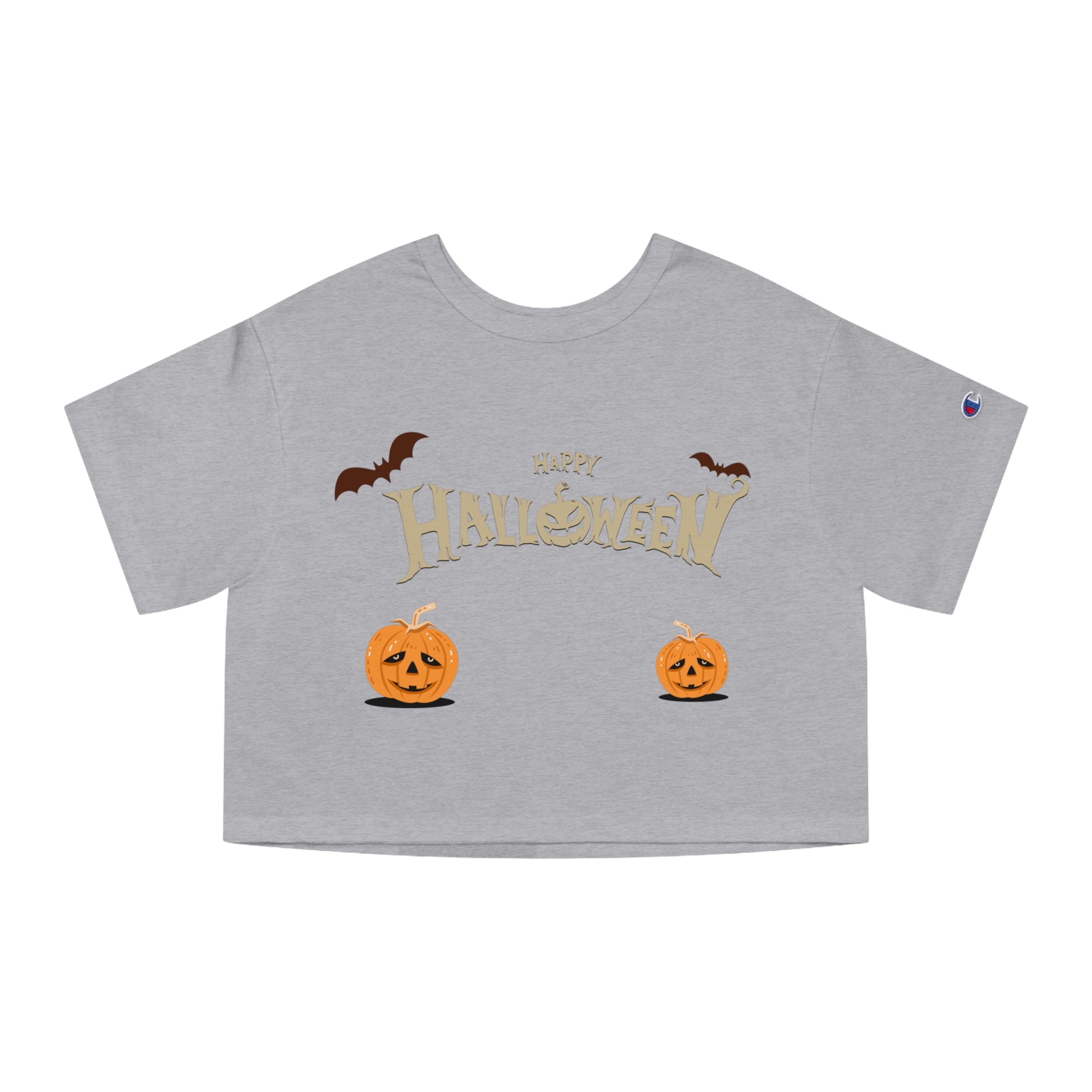 Halloween with Pumpkins | Champion Women's Heritage Cropped T-Shirt