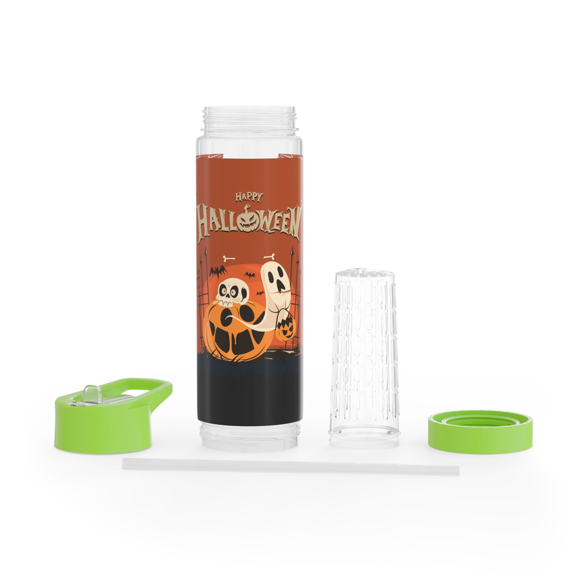 Happy Halloween with Pumpkin | Infuser Water Bottle