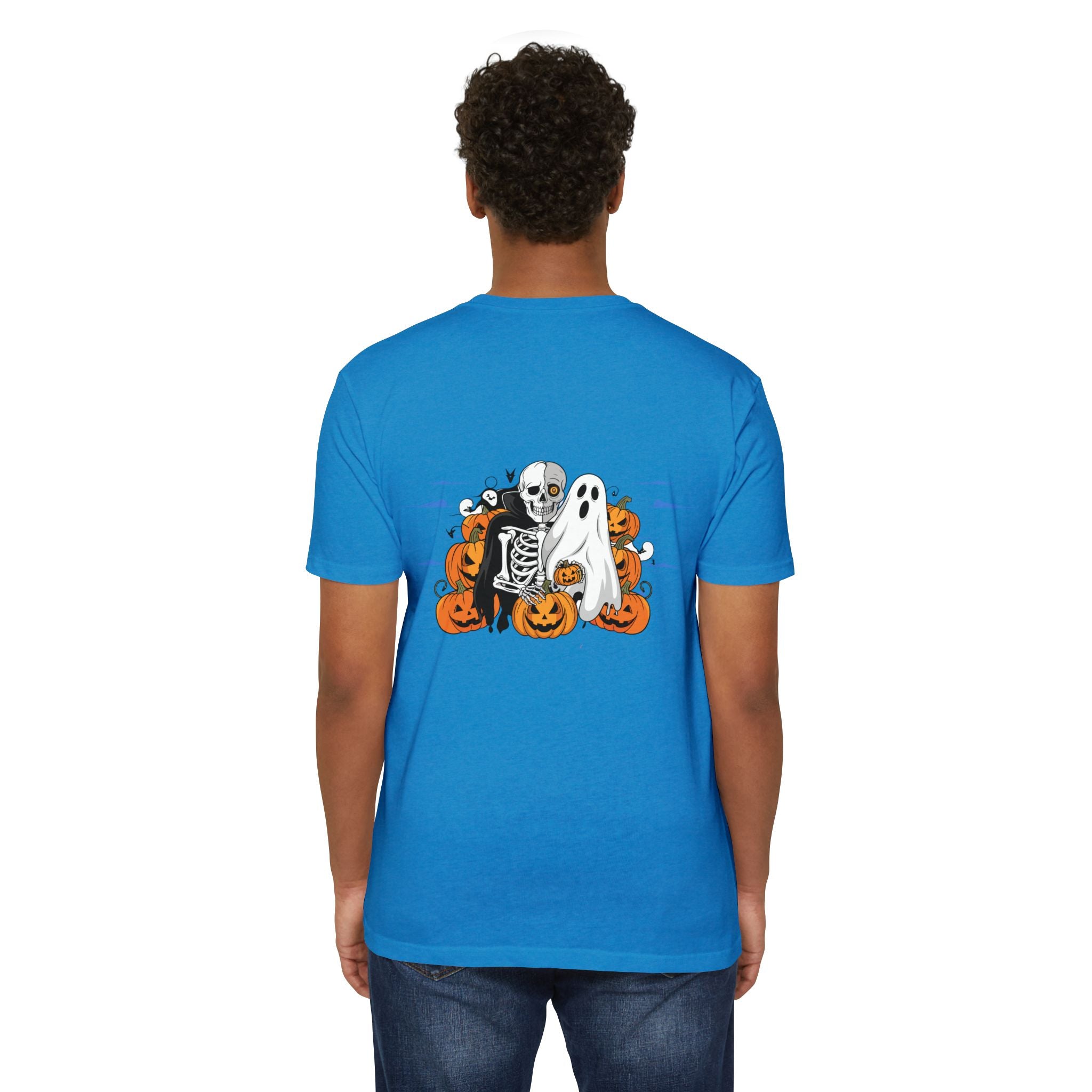 Halloween with Bats | Unisex CVC Jersey T-shirt