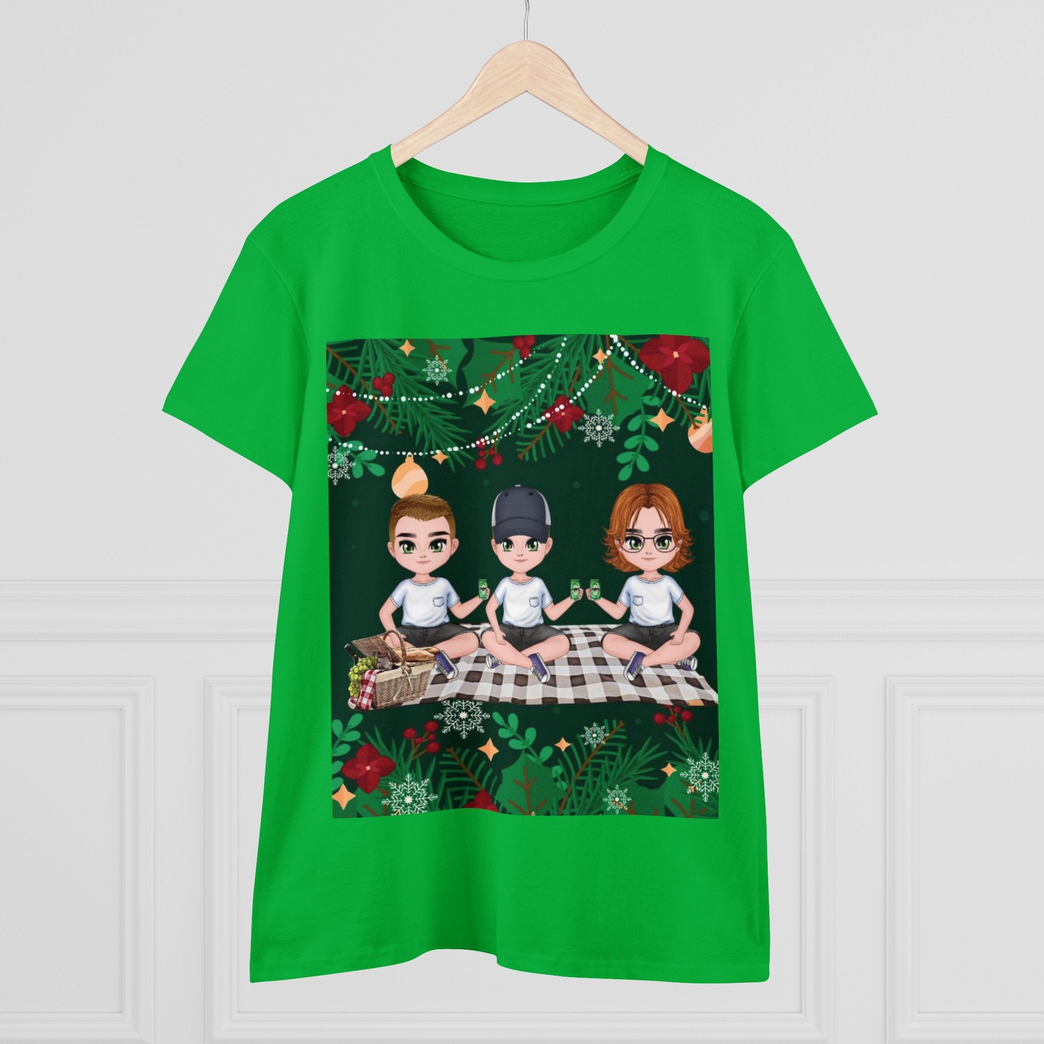 Happy Christmas Day | Women's Midweight Cotton Tee