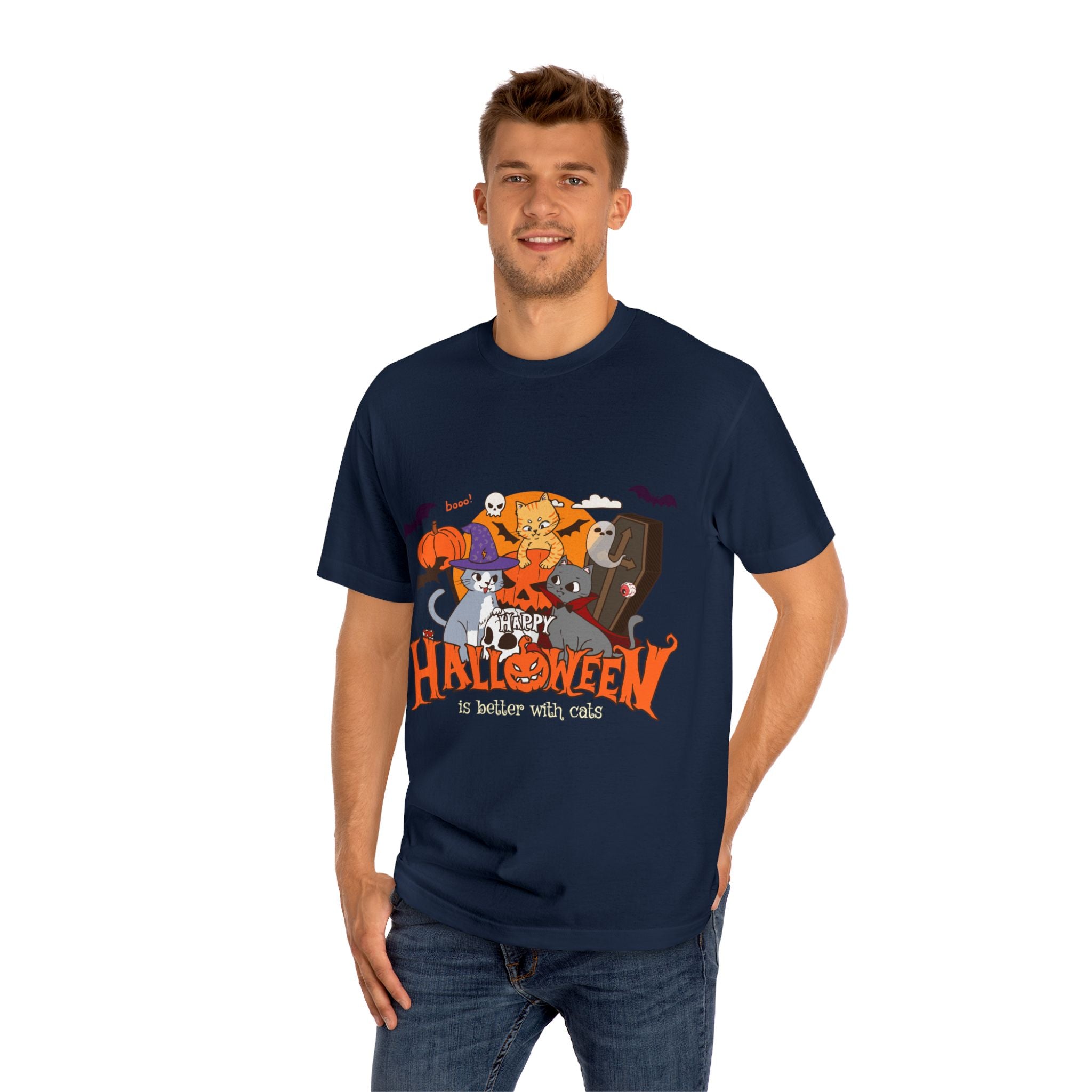 Halloween is Better with Cats | Unisex Classic Tee