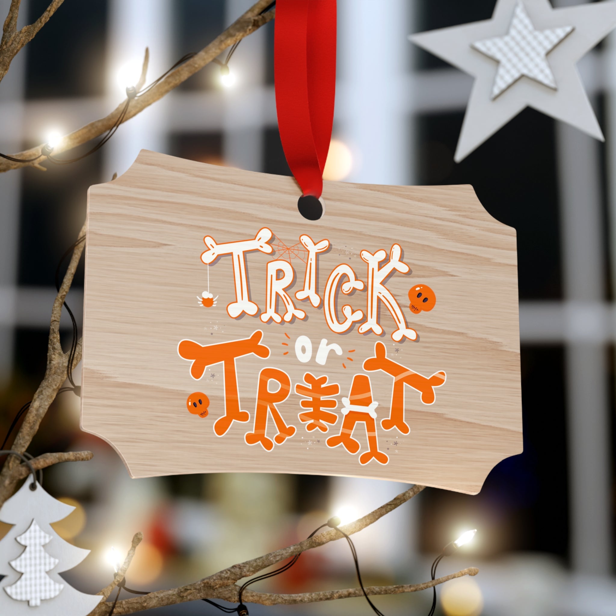 Halloween Trick or Treat | Plywood Ornaments
