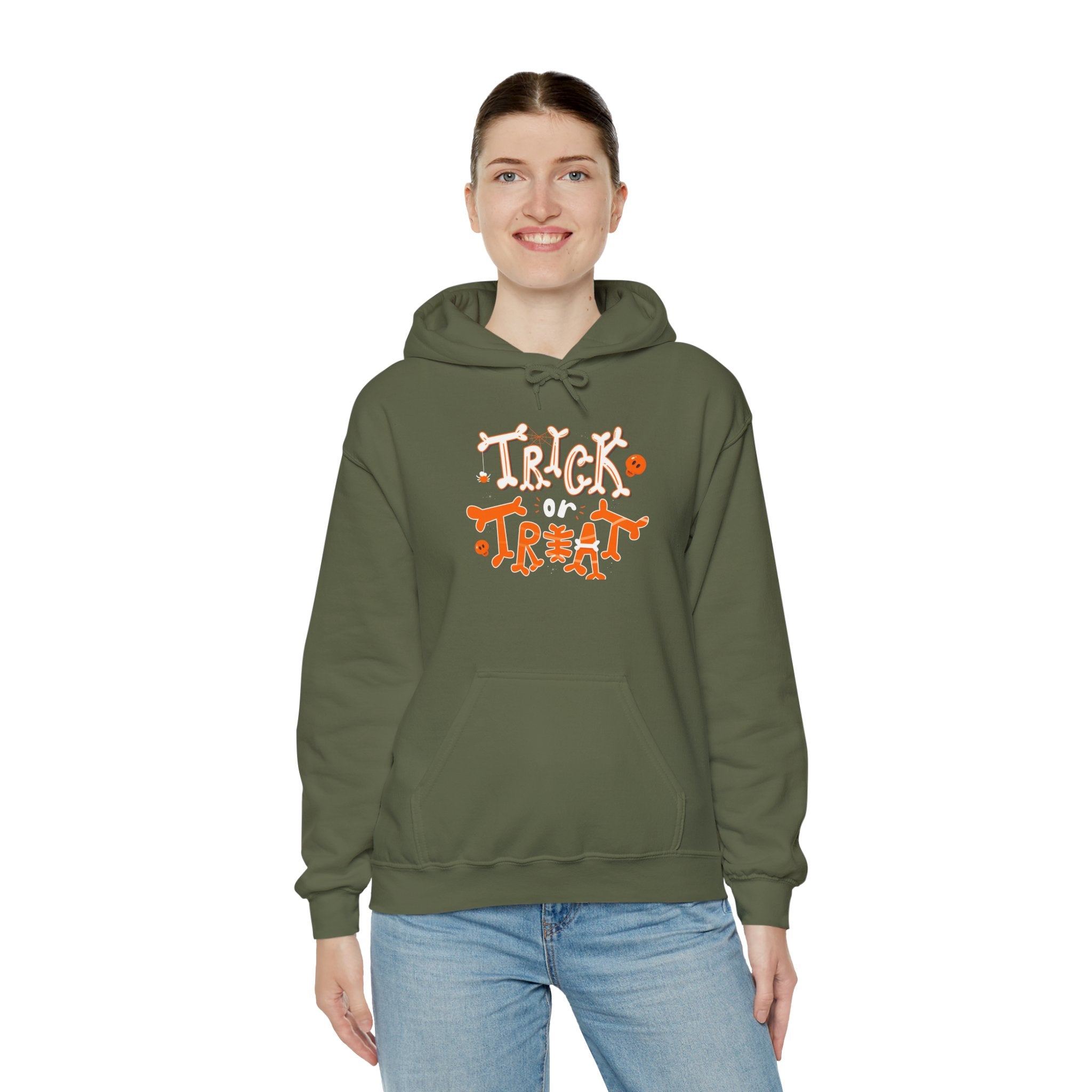 Halloween Trick or Treat  | Unisex Heavy Blend Hooded Sweatshirt