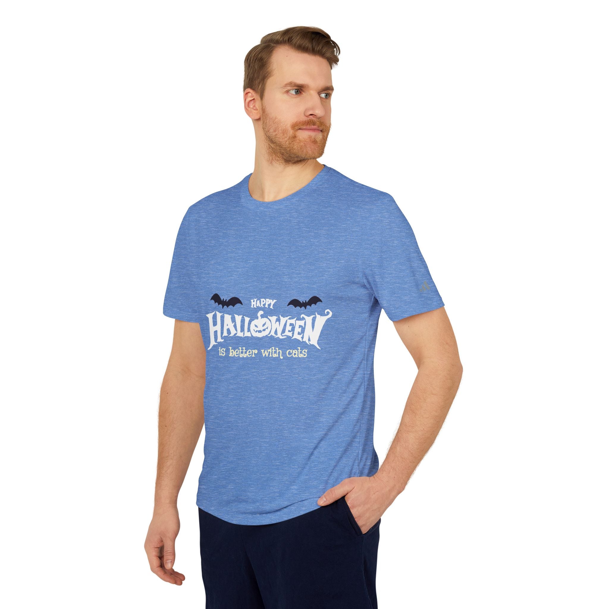Halloween with Witch's Cats | adidas Unisex Sport T-shirt