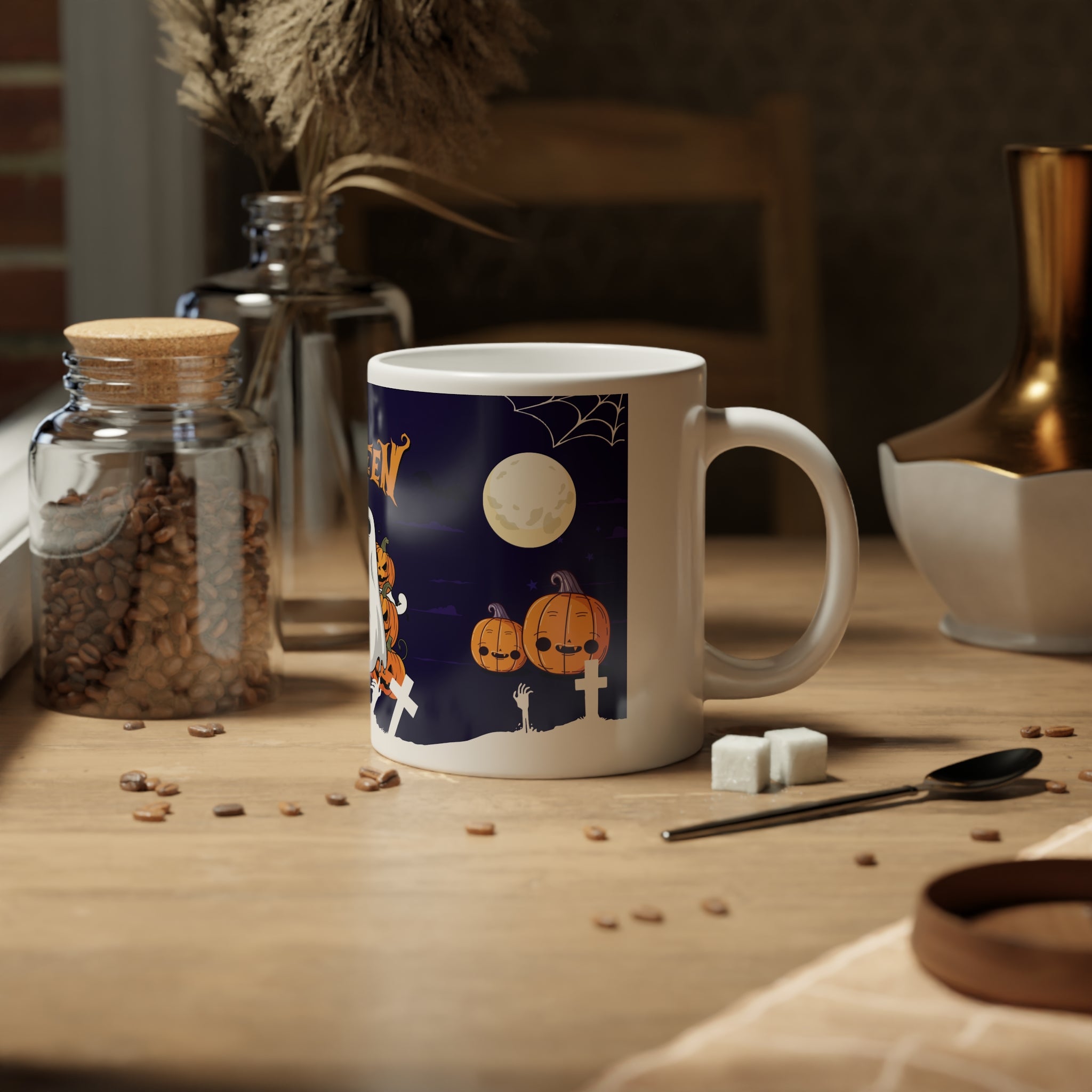 Halloween is Better with Skeleton | Jumbo Mug