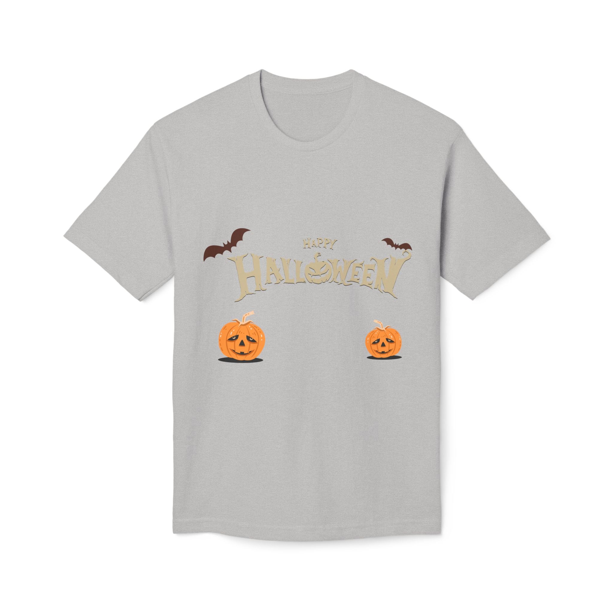 Halloween with Pumpkins | Unisex Midweight T-shirt, Made in US