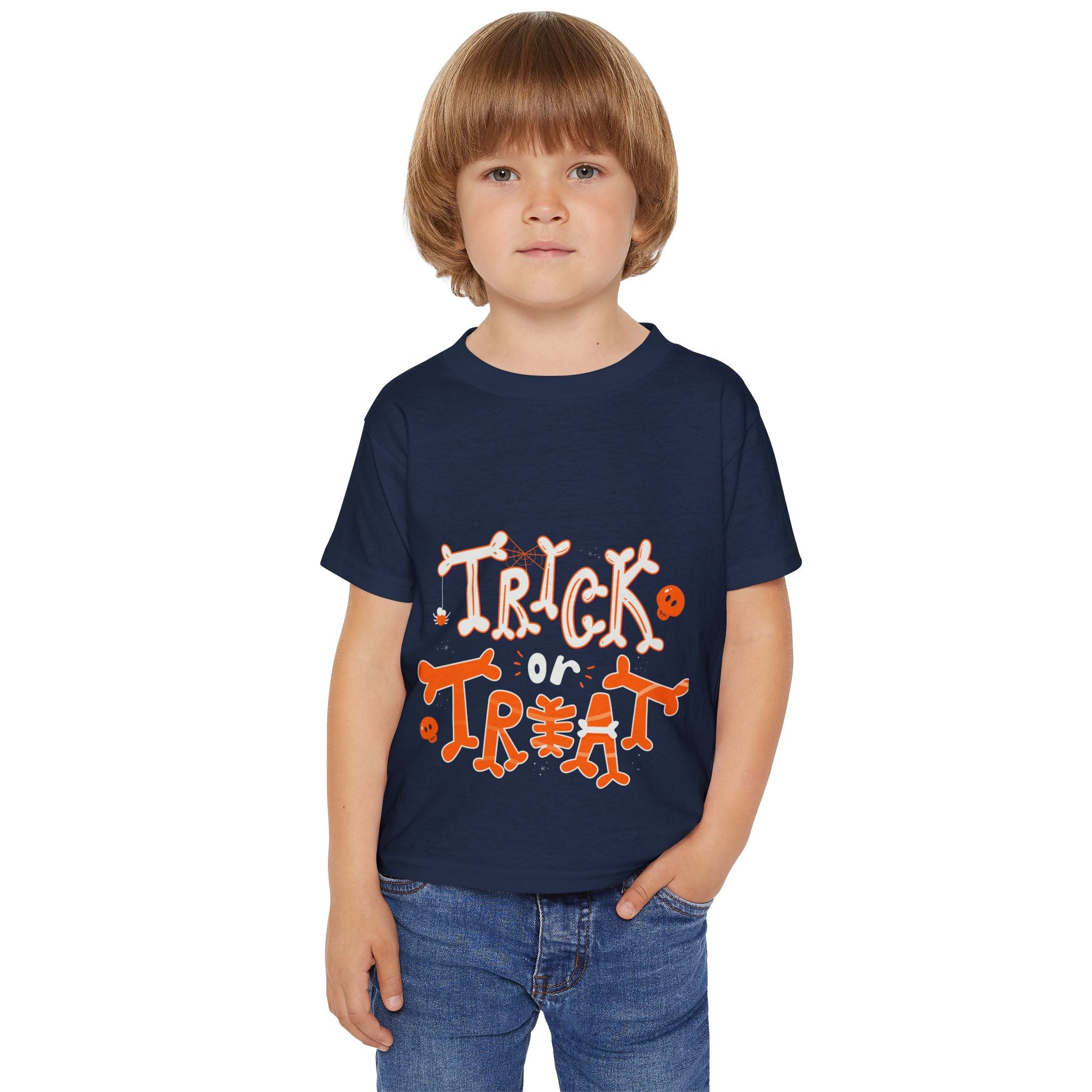 Halloween Trick or Treat | Heavy Cotton Toddler T-shirt