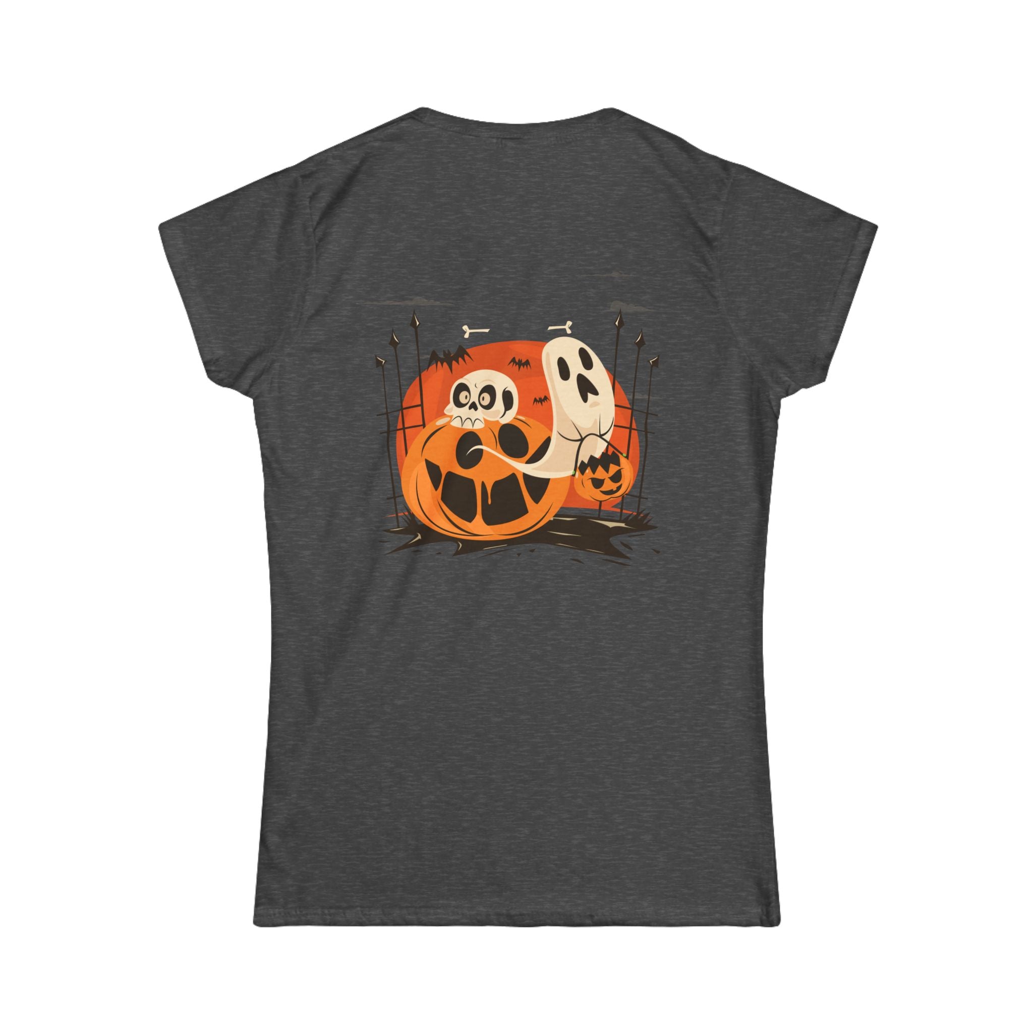 Halloween with Pumpkins | Women's Softstyle Tee