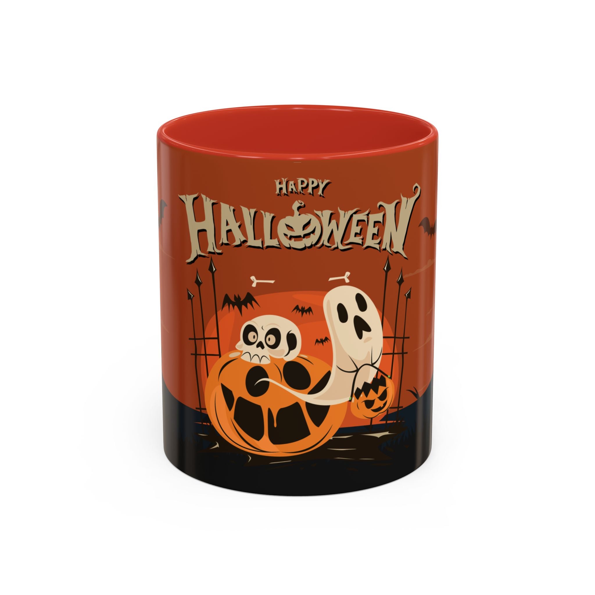Happy Halloween with Pumpkin | Accent Coffee Mug