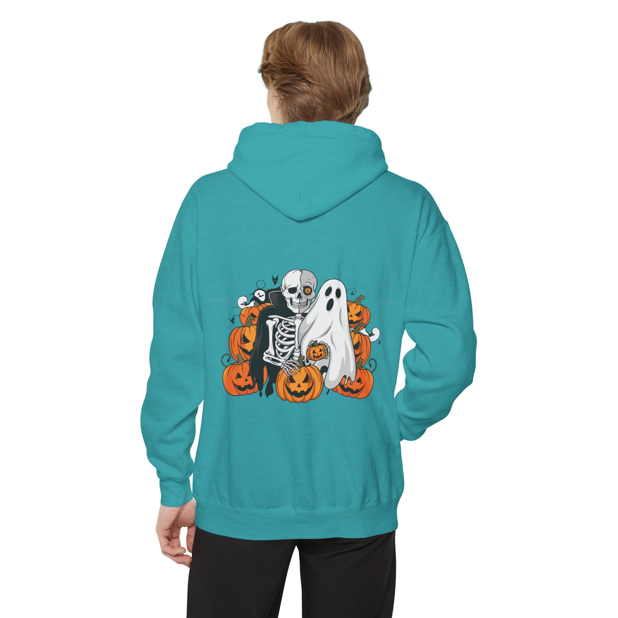 Halloween with Bats | Unisex Garment-Dyed Hoodie