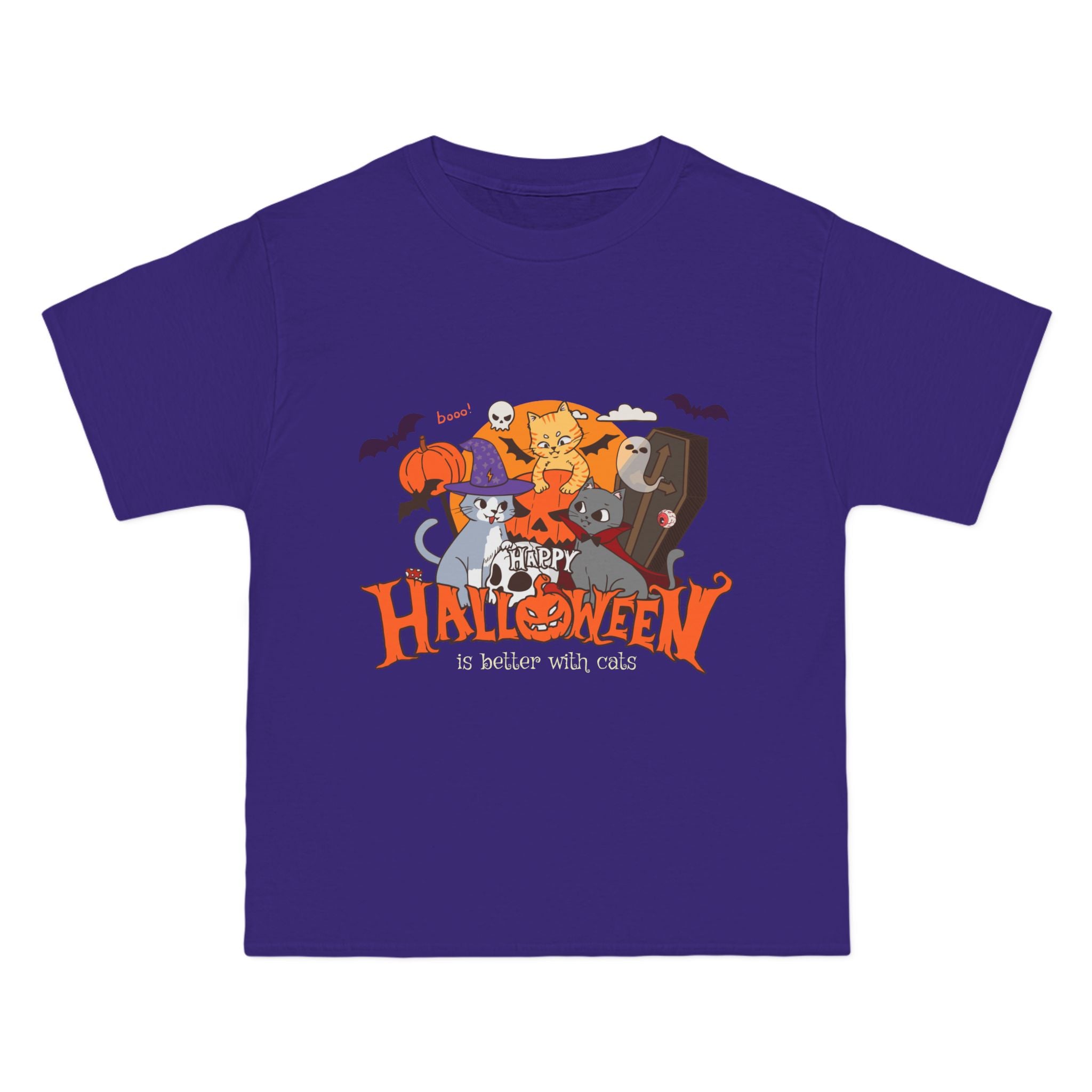 Halloween is Better with Cats | Beefy-T®  Short-Sleeve T-Shirt