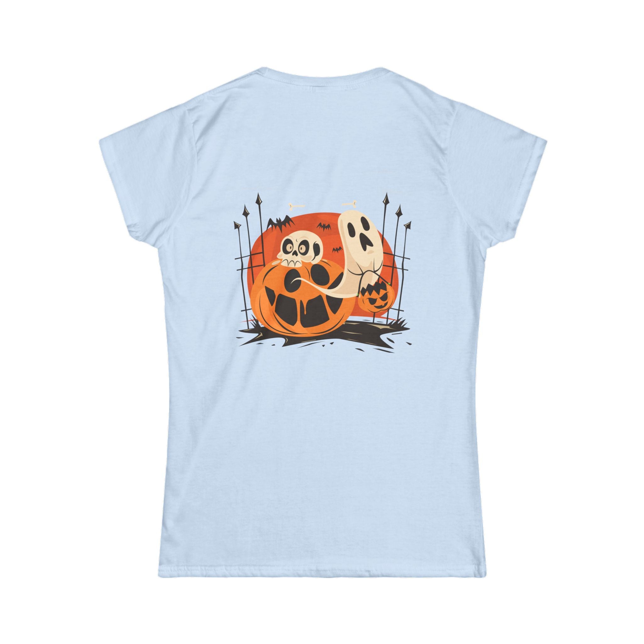 Halloween with Pumpkins | Women's Softstyle Tee